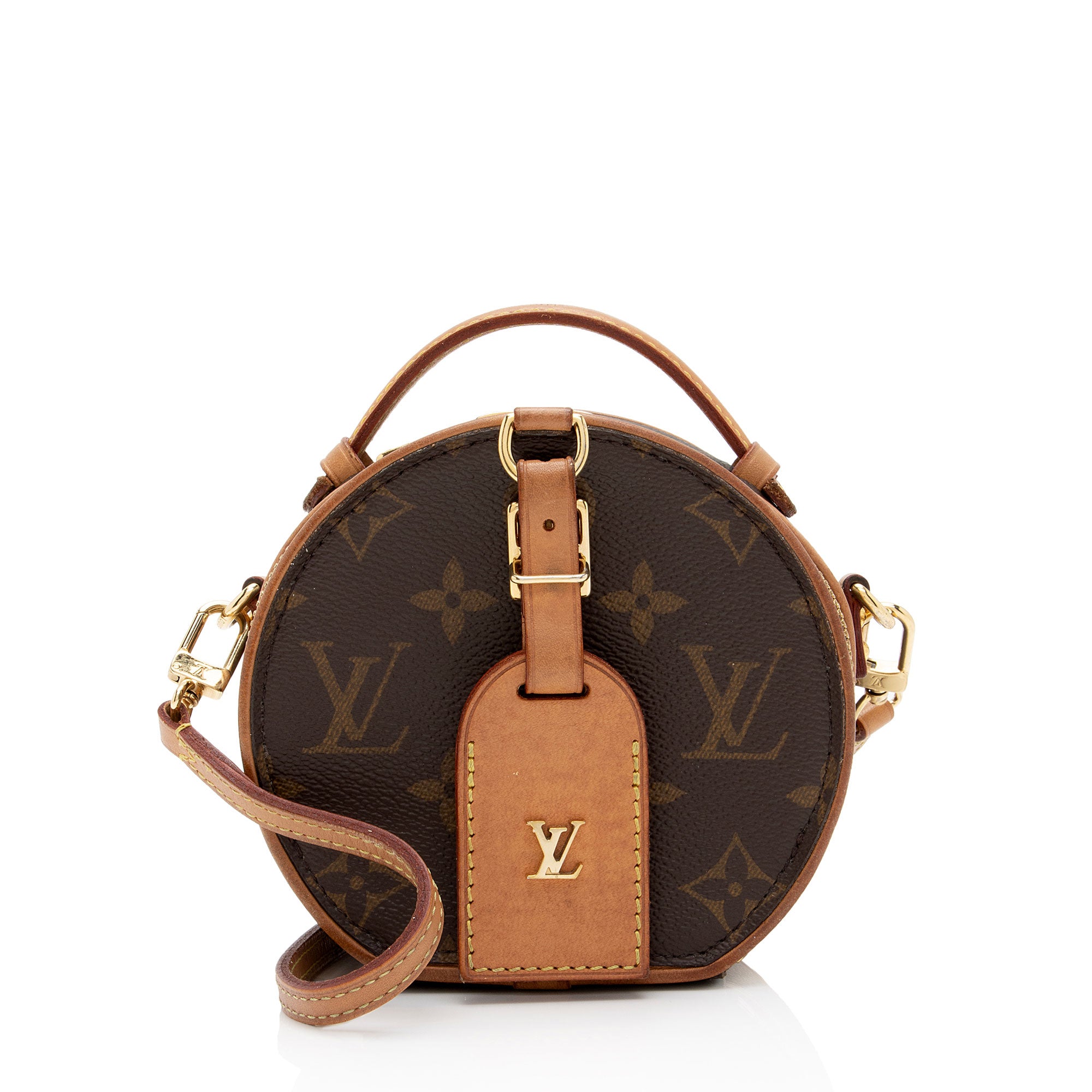 Louis Vuitton Monogram Canvas Mini Boite Chapeau Shoulder Bag (SHF-qOsZmz)