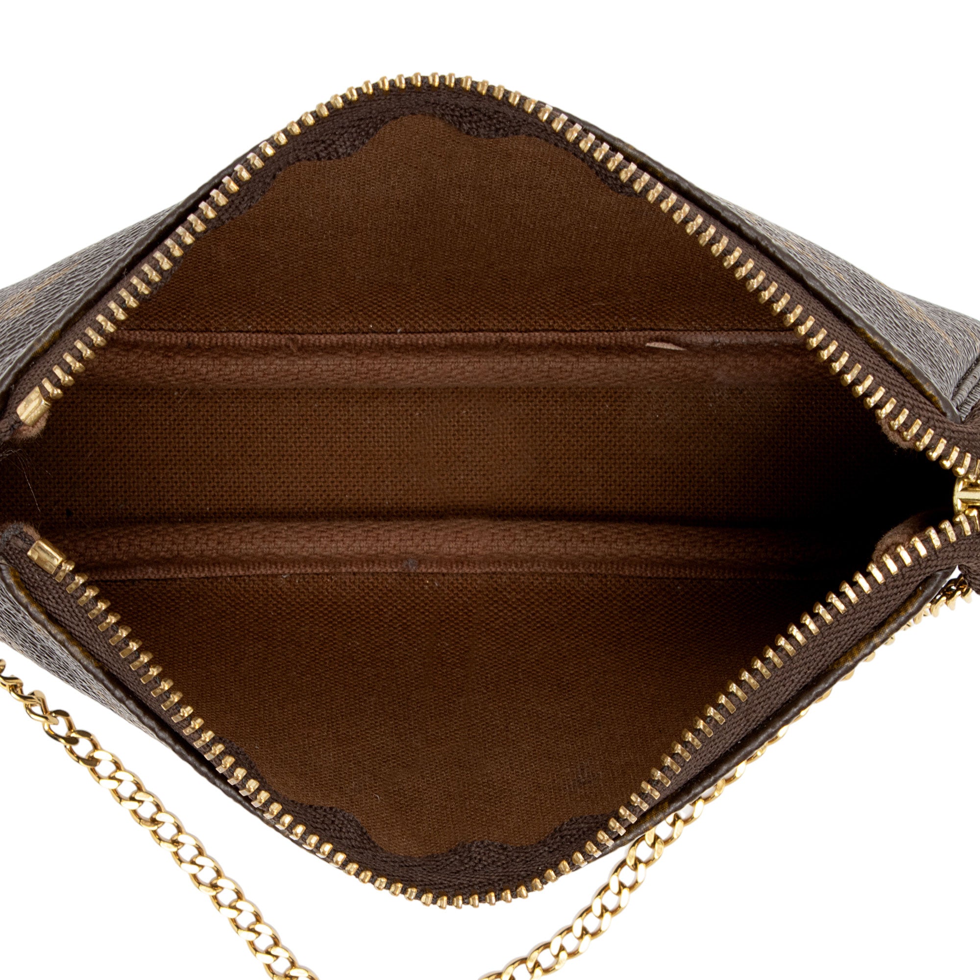 Louis Vuitton Monogram Canvas Mini Pochette Accessoires (SHF-s84SHR)