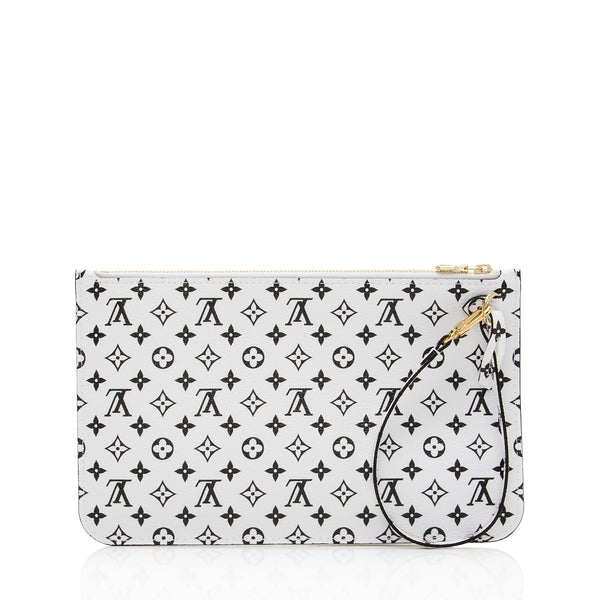 black and white louis vuitton neverfull