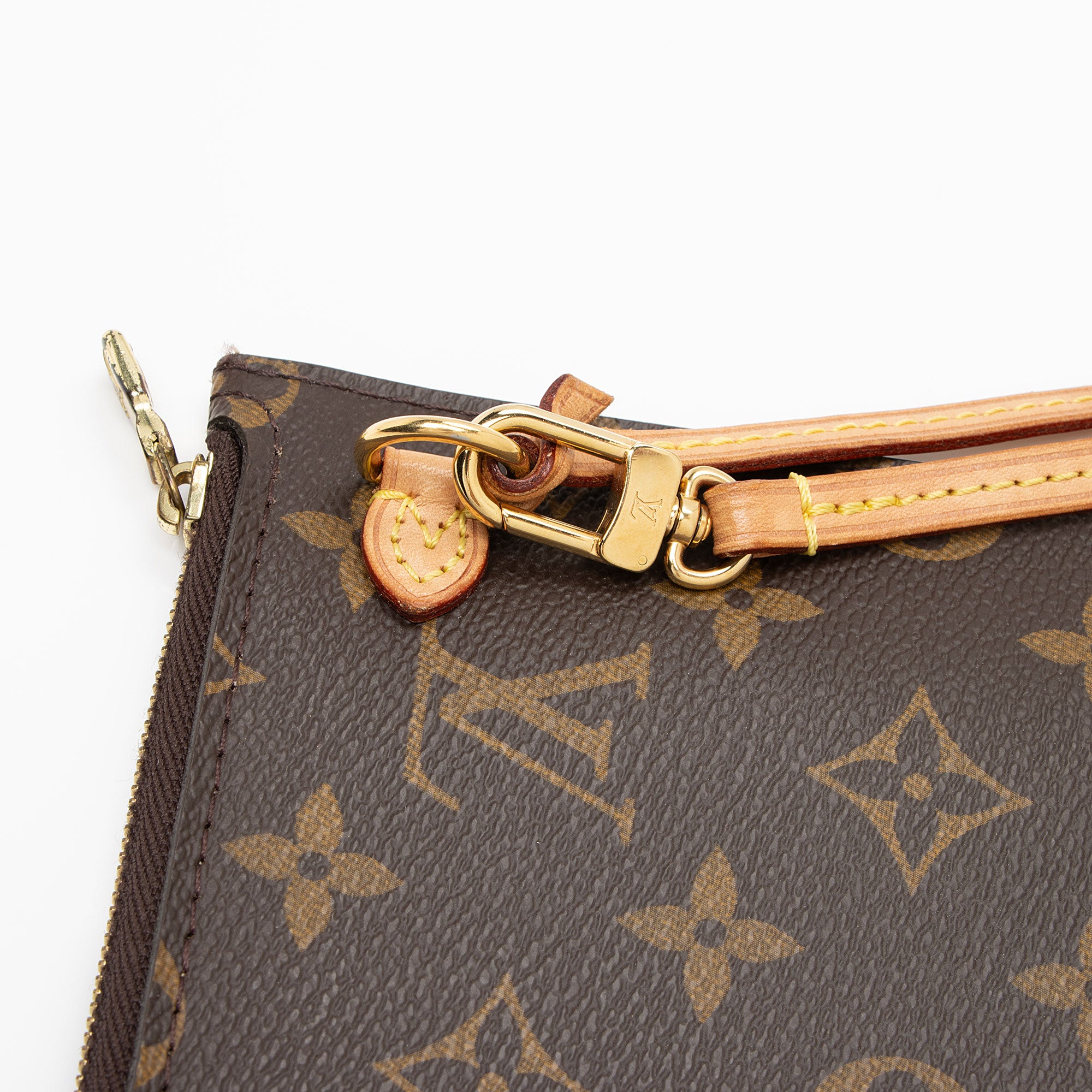 Louis Vuitton Monogram Canvas Neverfull MM Pochette (SHF-qan9t6)