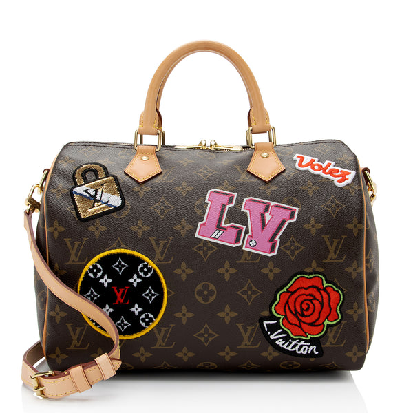 DIY: LV Speedy with Patches  Louis vuitton, Vuitton handbags, Louis  vuitton bag