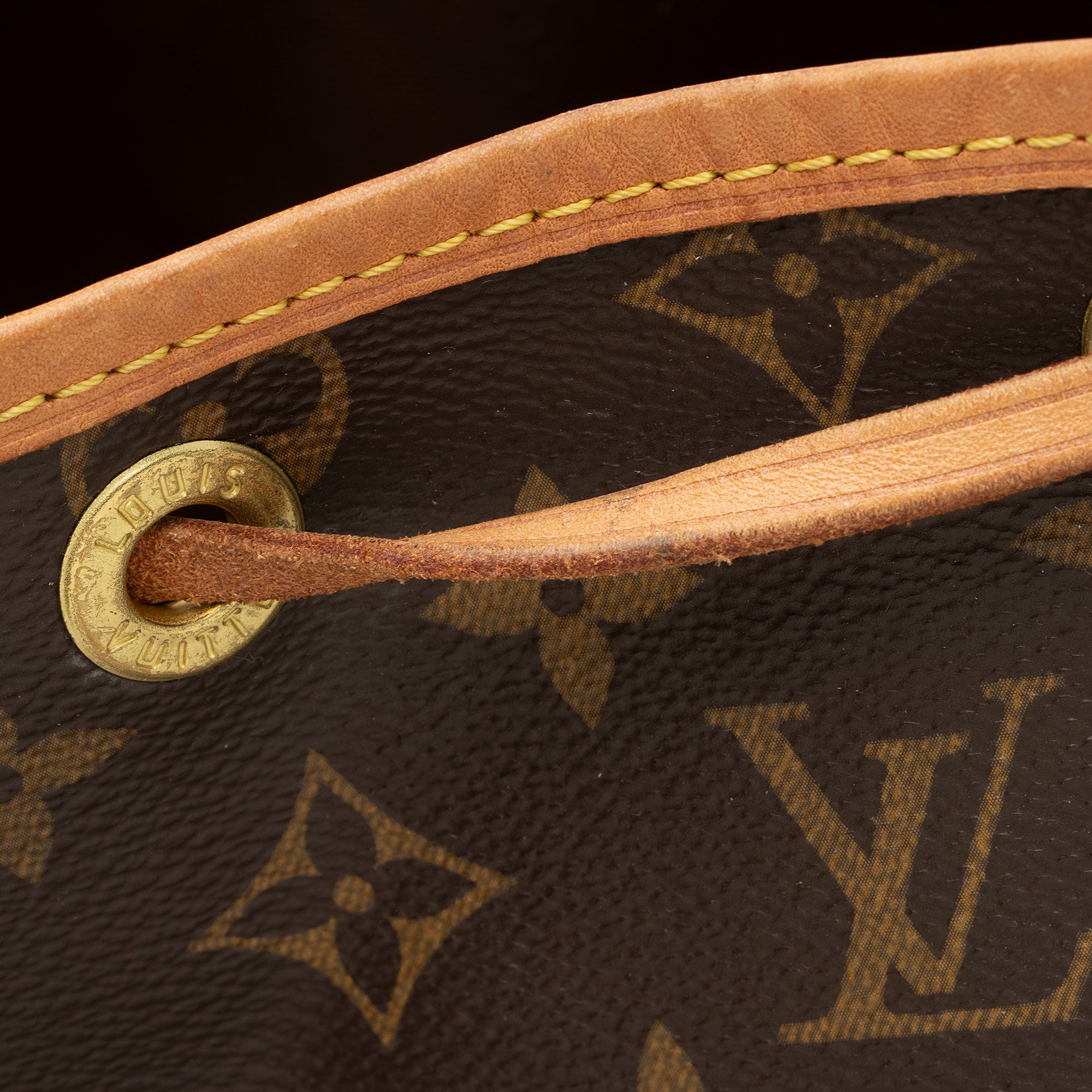Louis Vuitton Monogram Canvas Petit Noe NM Shoulder Bag (SHF-HV55K0)