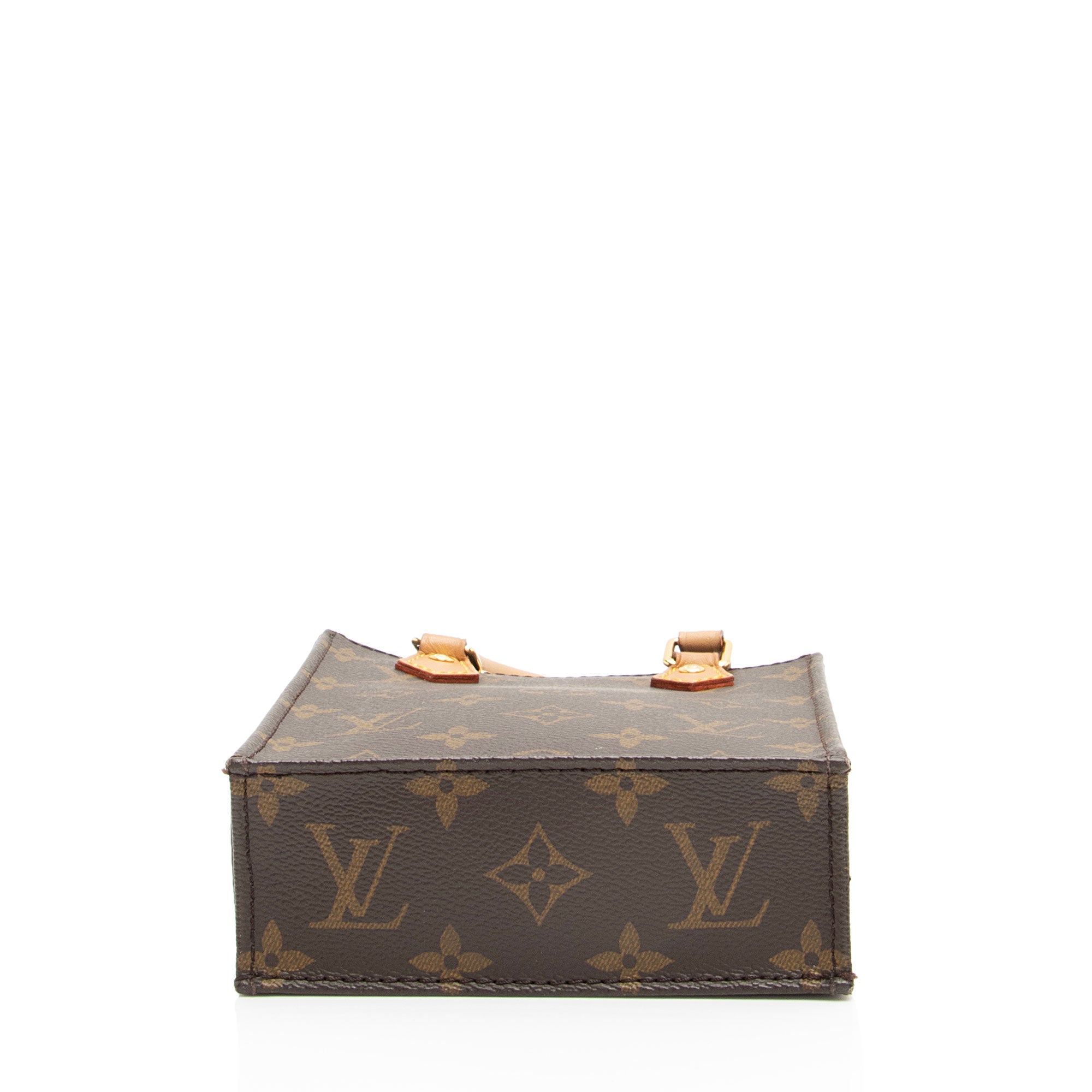 Louis Vuitton Monogram Canvas Petit Sac Plat Shoulder Bag (SHF-K9Hgyy)