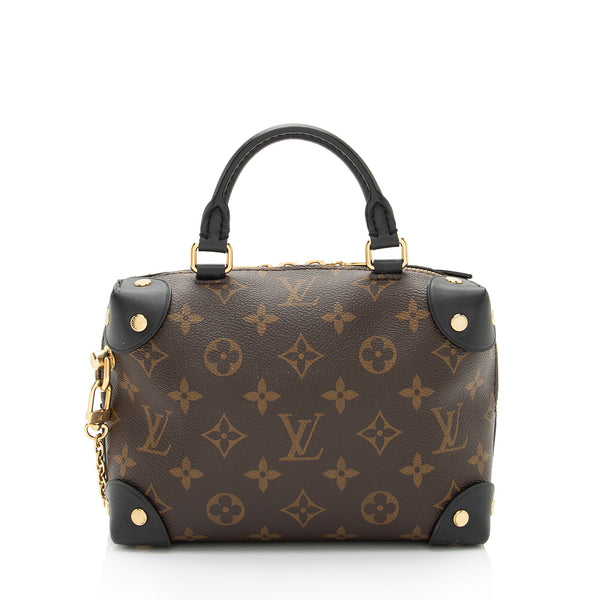Louis Vuitton Petite Malle Leather Bag