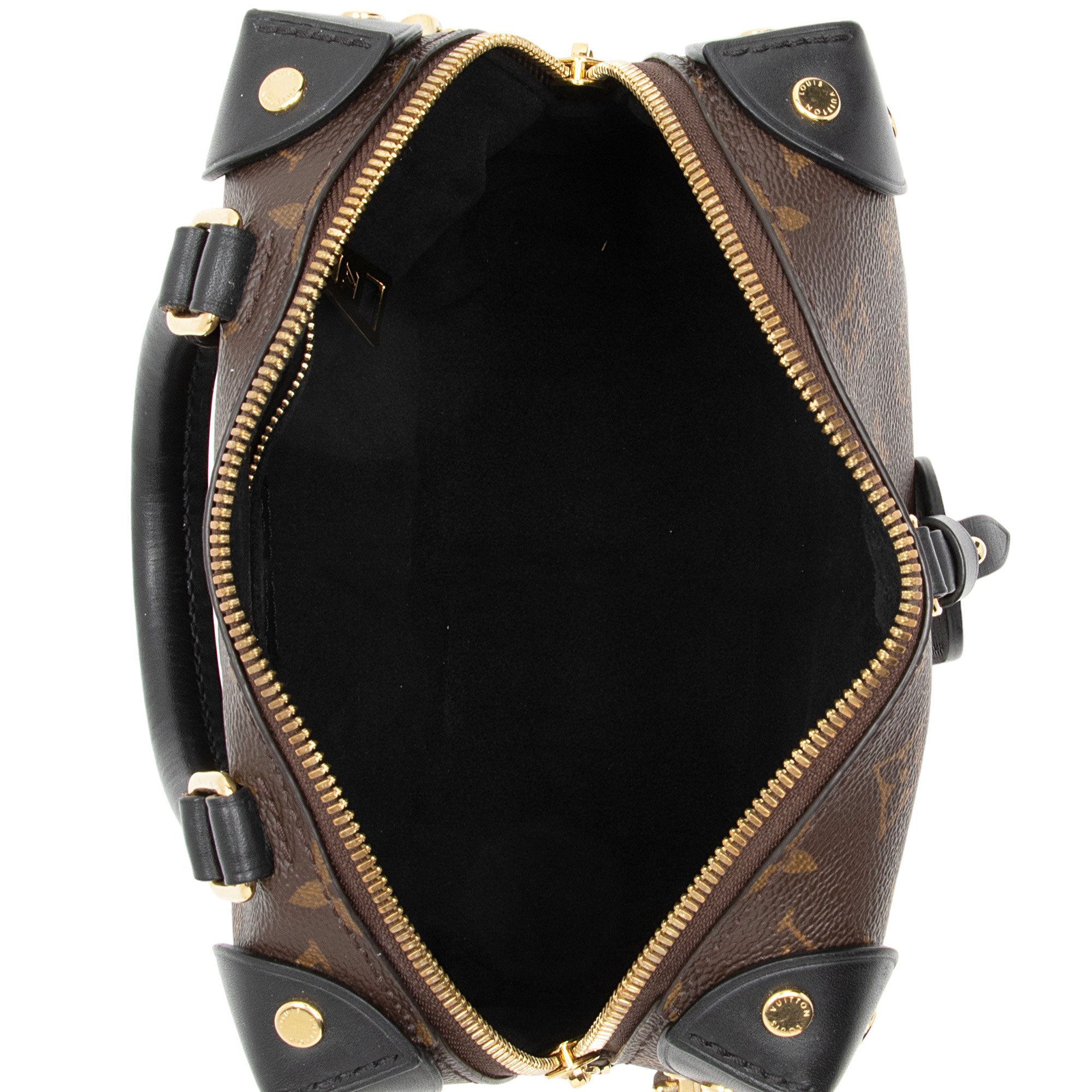 Louis Vuitton Monogram Canvas Petite Malle Souple Satchel (SHF-UveJUa)