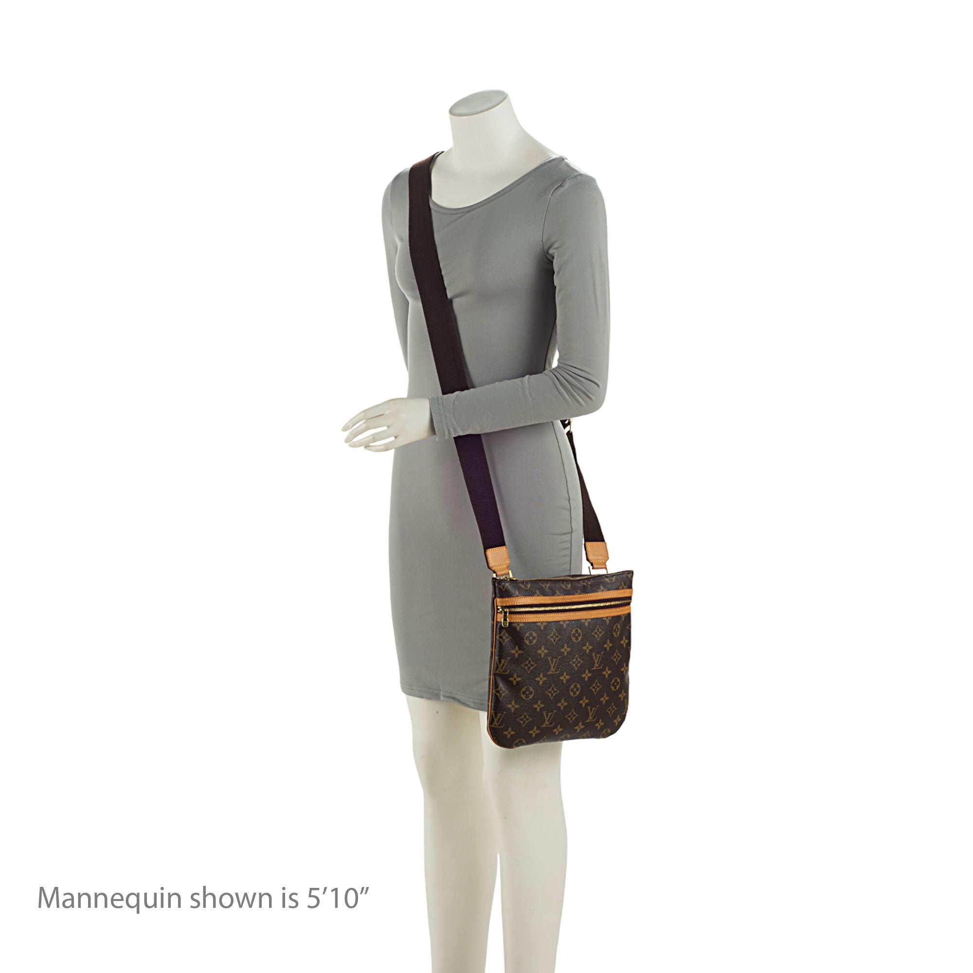 Louis Vuitton Monogram Canvas Pochette Bosphore Messenger (SHF-72xMgM)