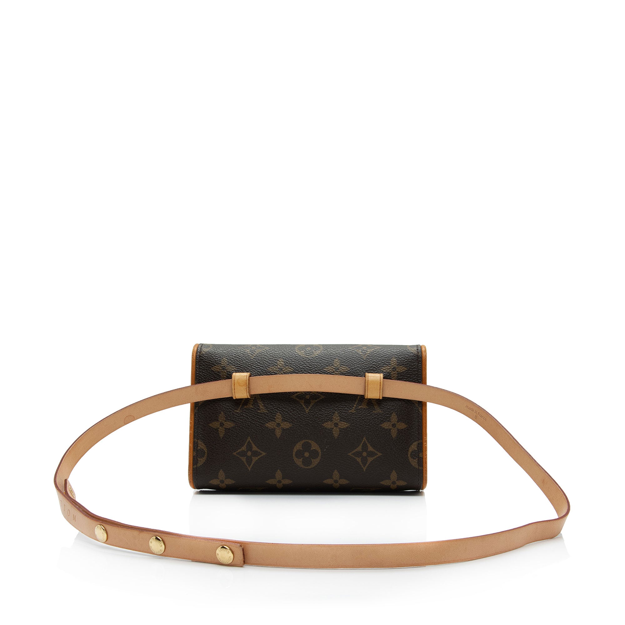 Louis Vuitton Monogram Canvas Pochette Florentine Small Belt Bag (SHF-9aCUhN)