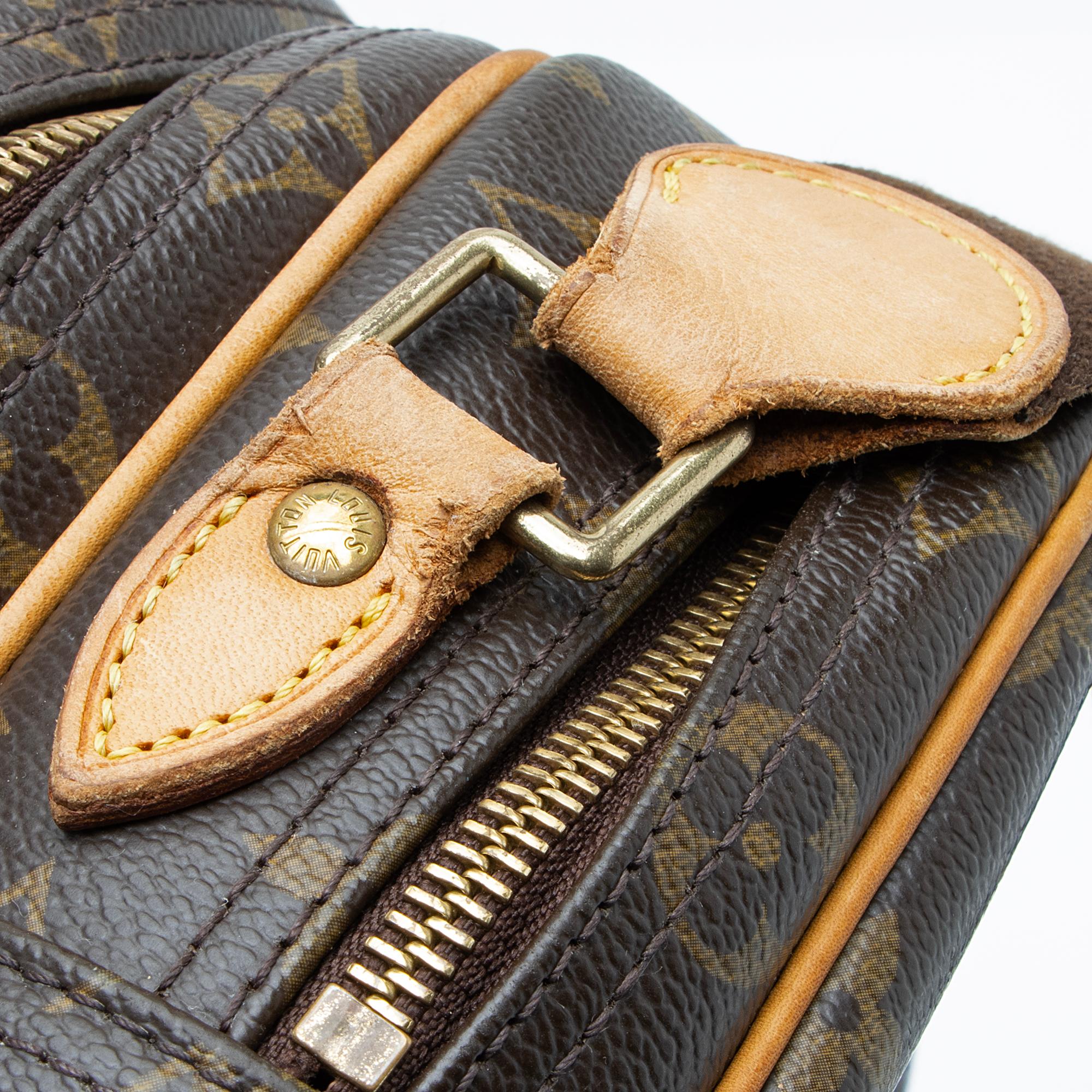 Louis Vuitton Monogram Canvas Reporter PM Messenger Bag (SHF-23169)