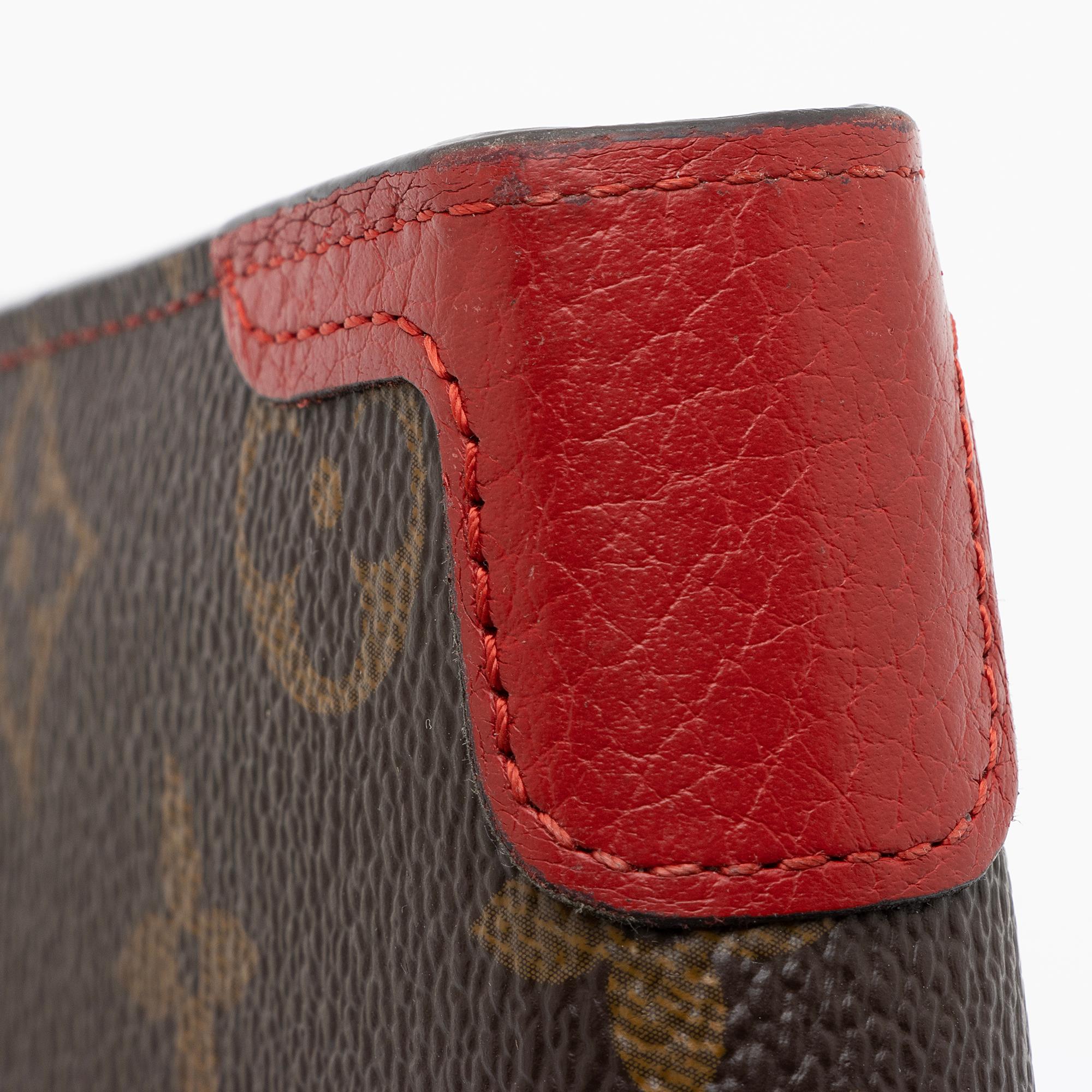 Louis Vuitton Monogram Canvas Sarah Retiro Wallet (SHF-VGJetS)