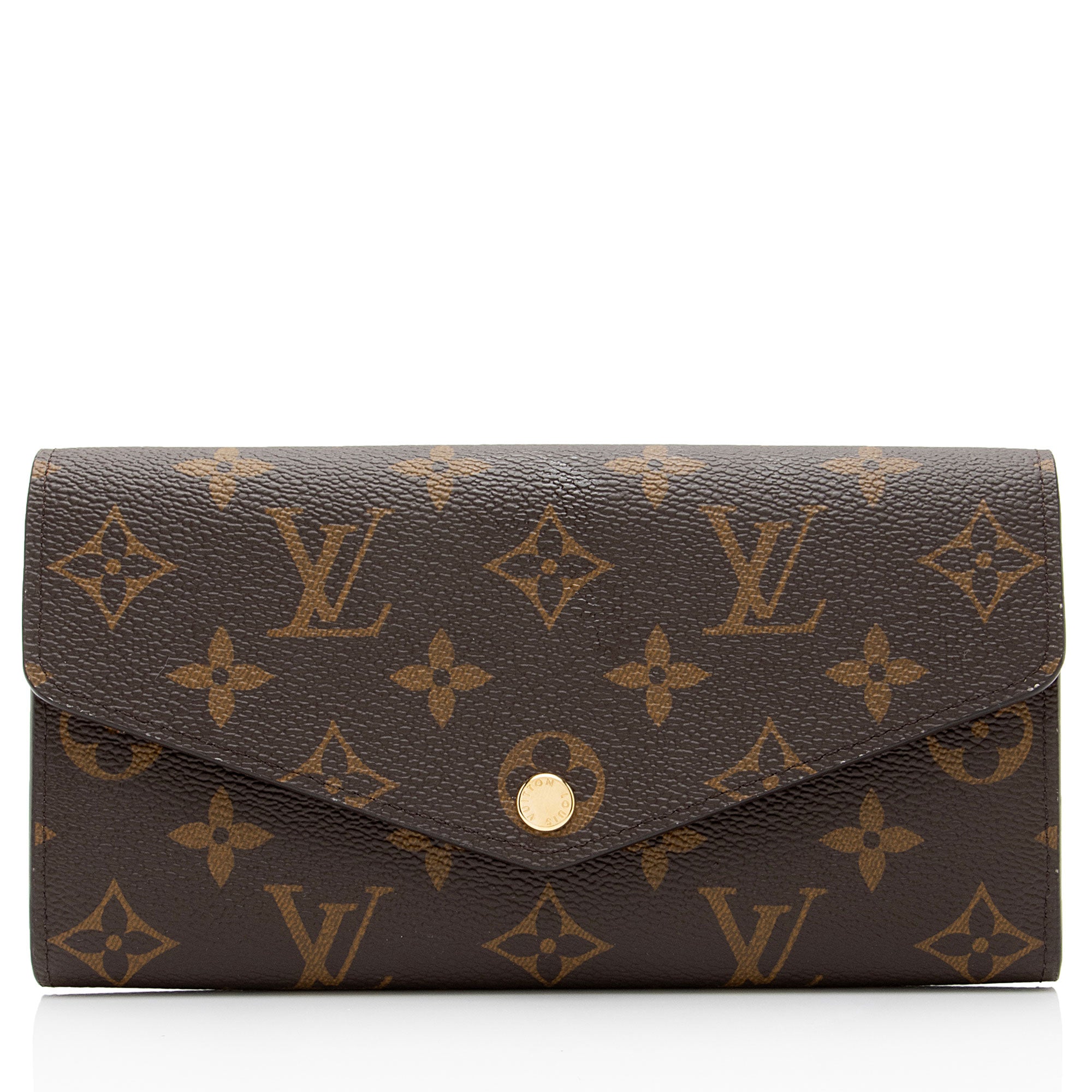 Louis Vuitton Monogram Canvas Sarah Wallet (SHF-6H5ZIo)