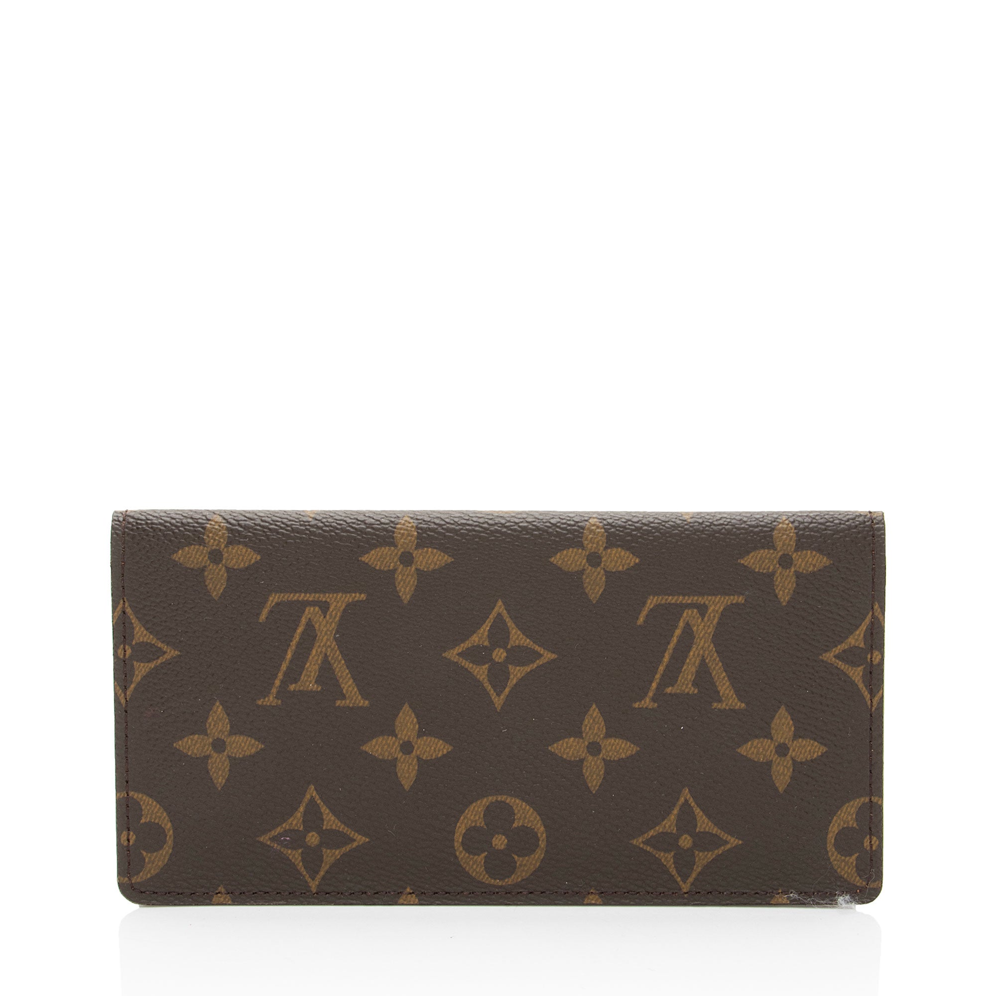 Louis Vuitton Monogram Canvas Simple Checkbook Cover