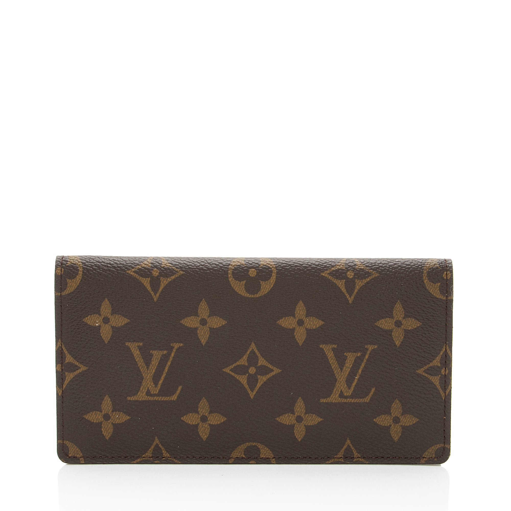 Louis Vuitton Monogram Canvas Simple Checkbook Cover