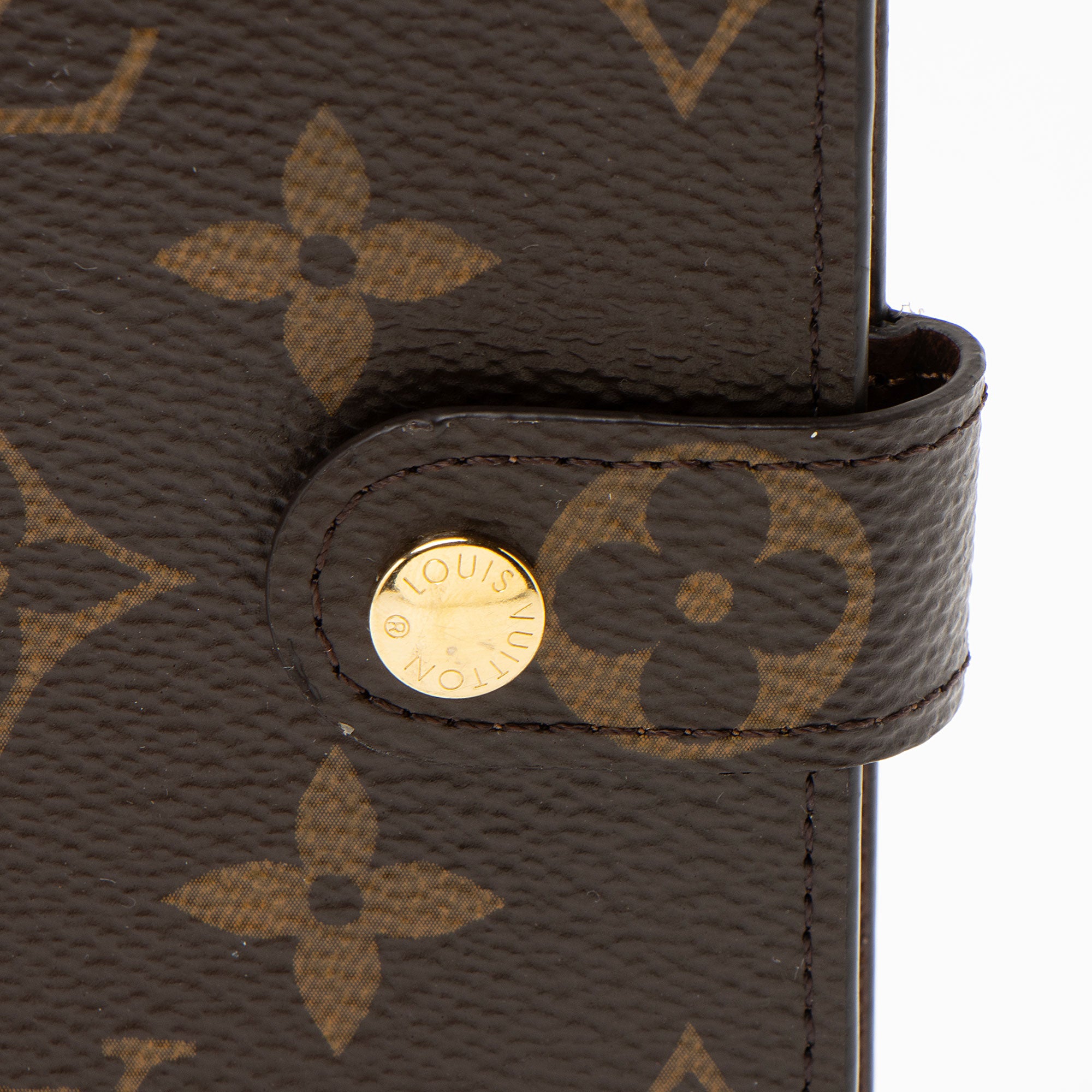 Louis Vuitton Monogram Canvas Small Ring Agenda Cover