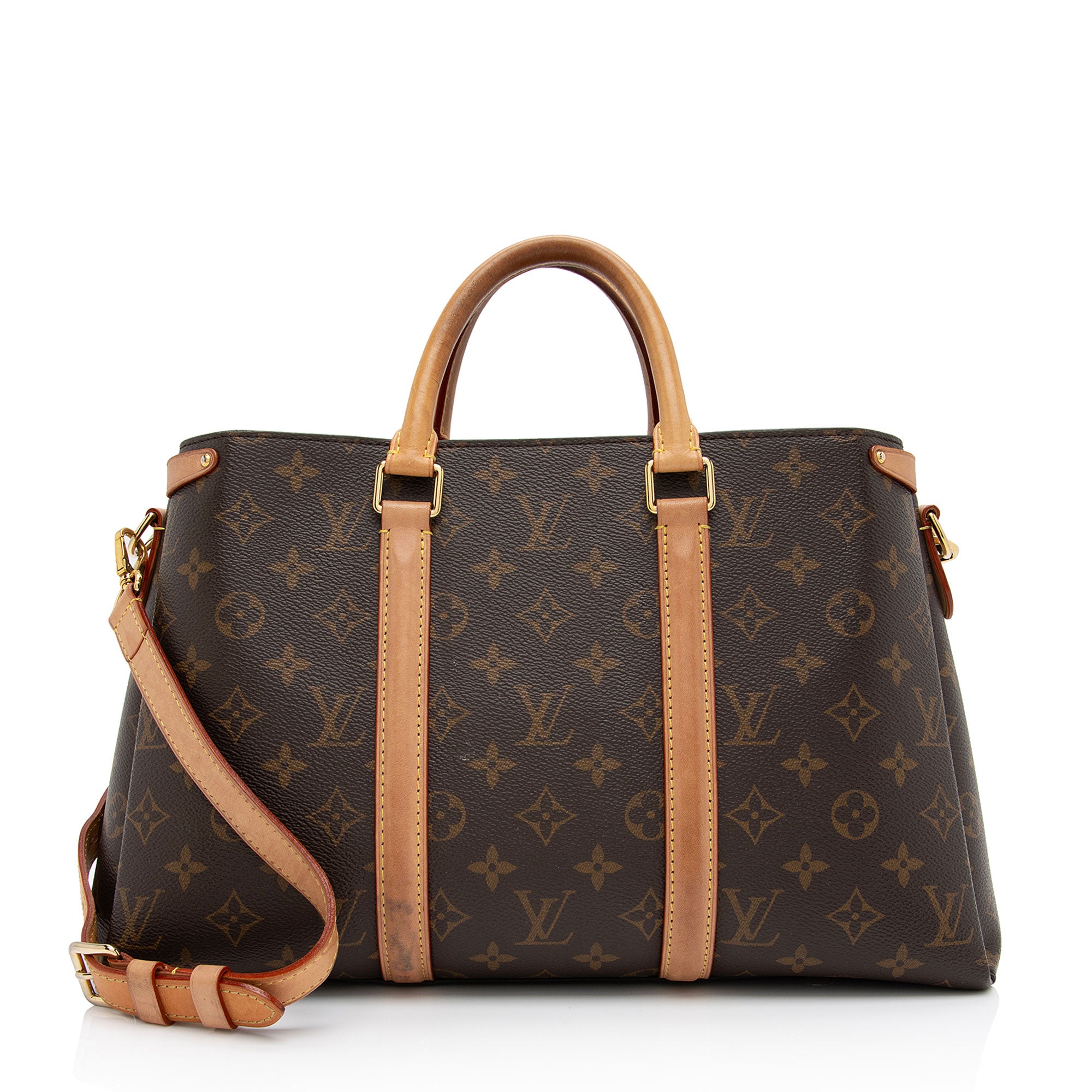 Louis Vuitton Monogram Canvas Soufflot MM Satchel (SHF-dGltnw)