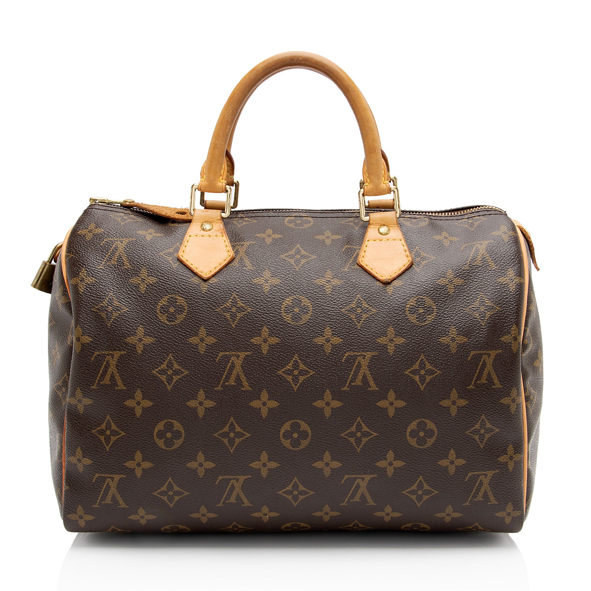 Louis Vuitton Monogram Canvas Speedy 30 Satchel (SHF-0xkjXO)