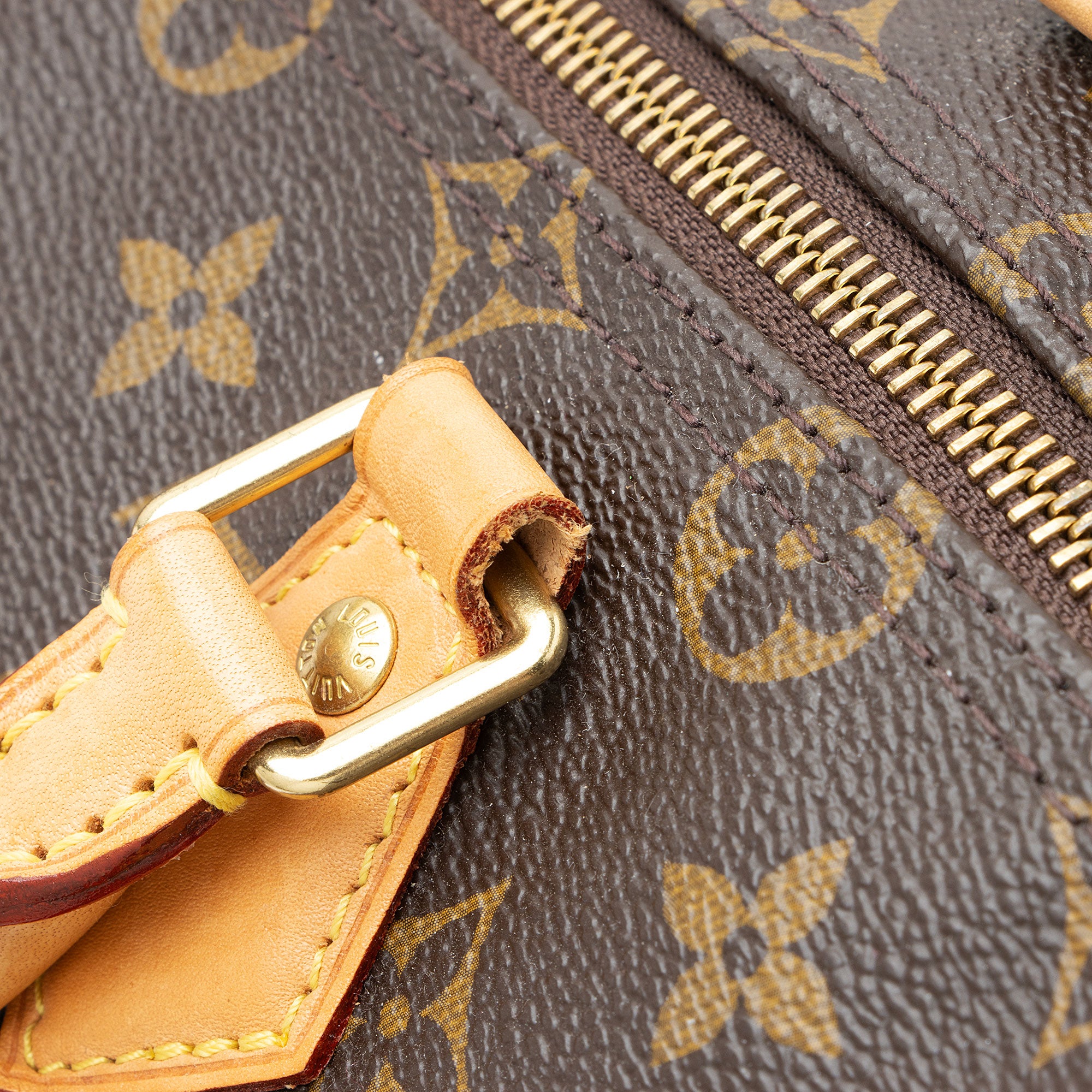 Louis Vuitton Monogram Canvas Speedy 35 Satchel