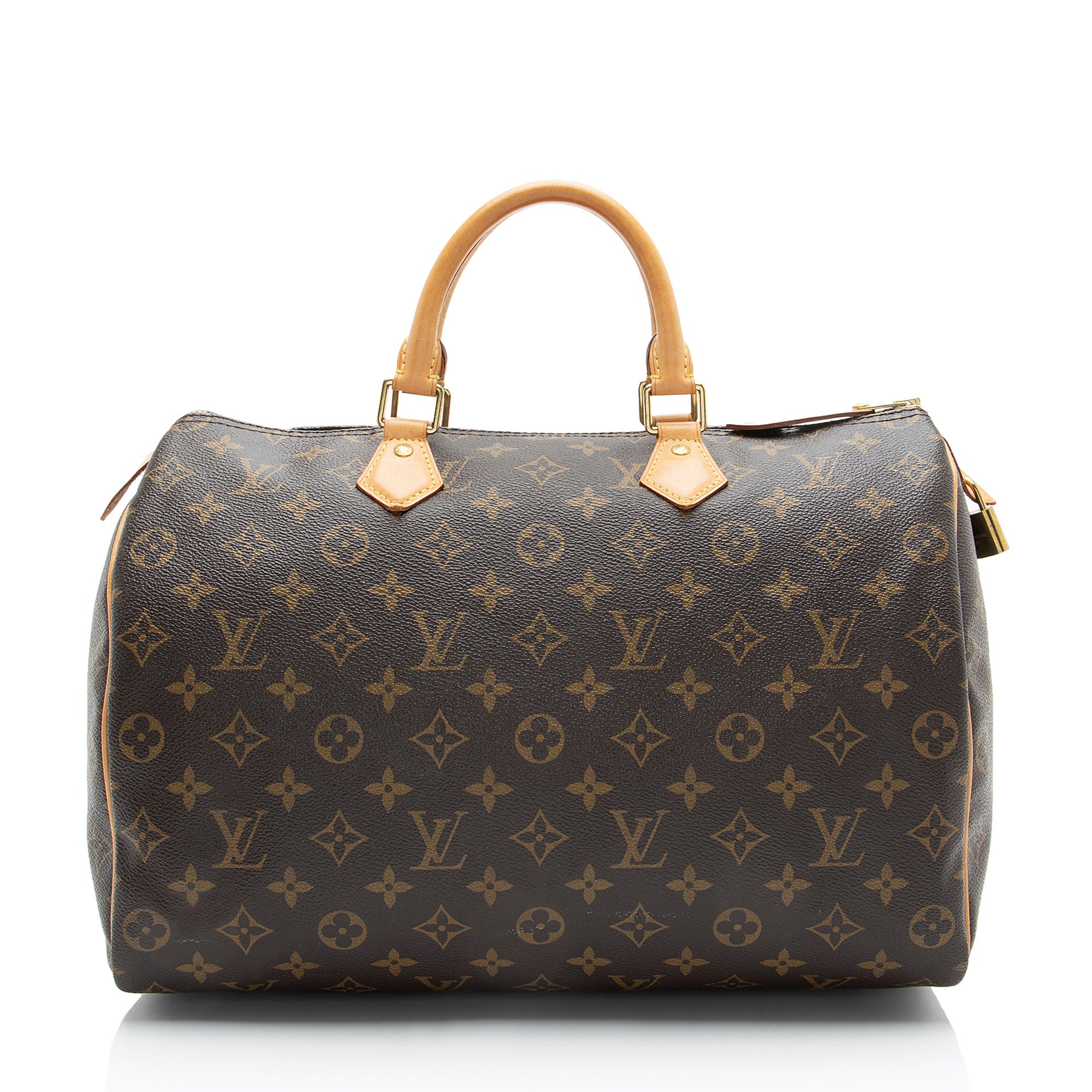 Louis Vuitton Monogram Canvas Speedy 35 Satchel