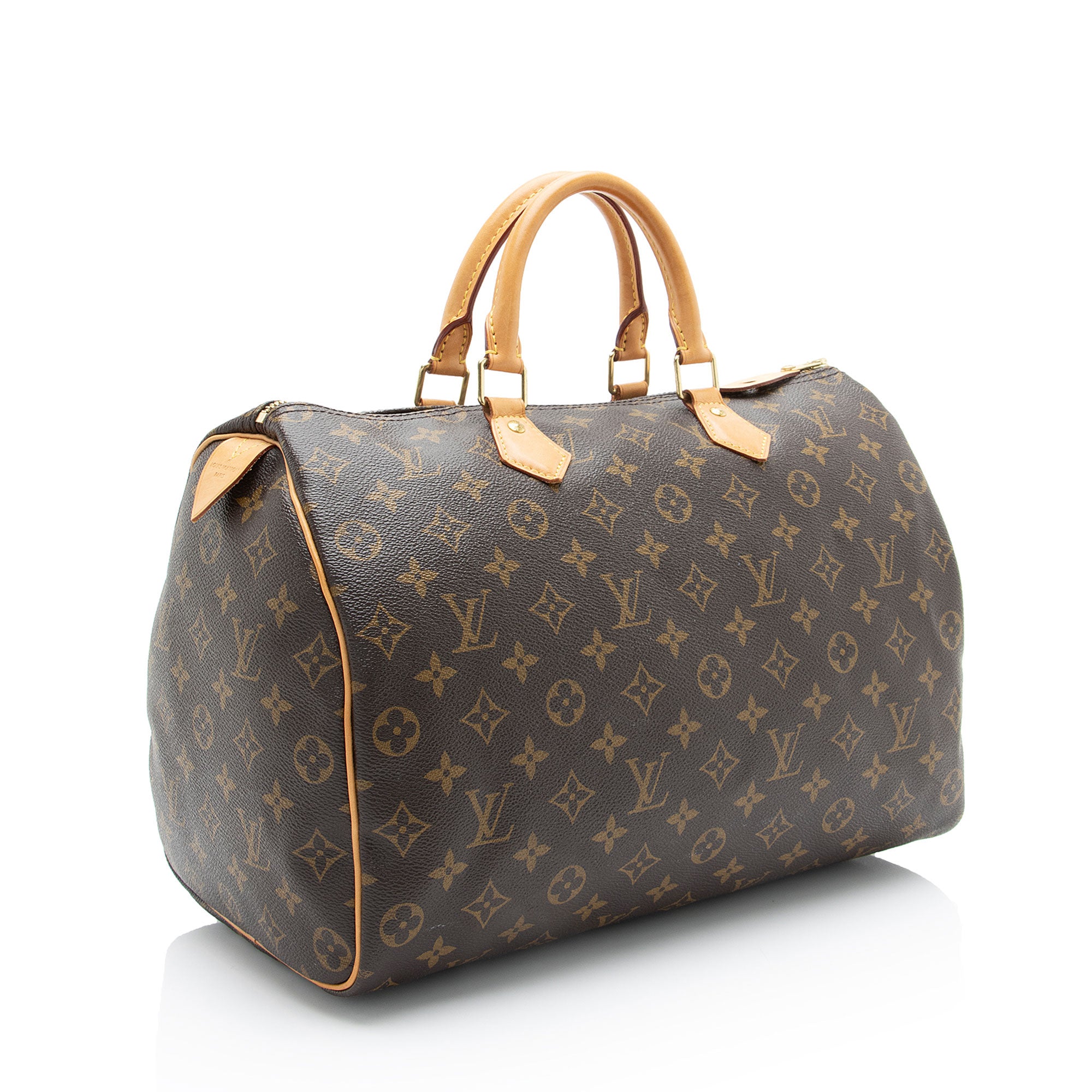 Louis Vuitton Monogram Canvas Speedy 35 Satchel
