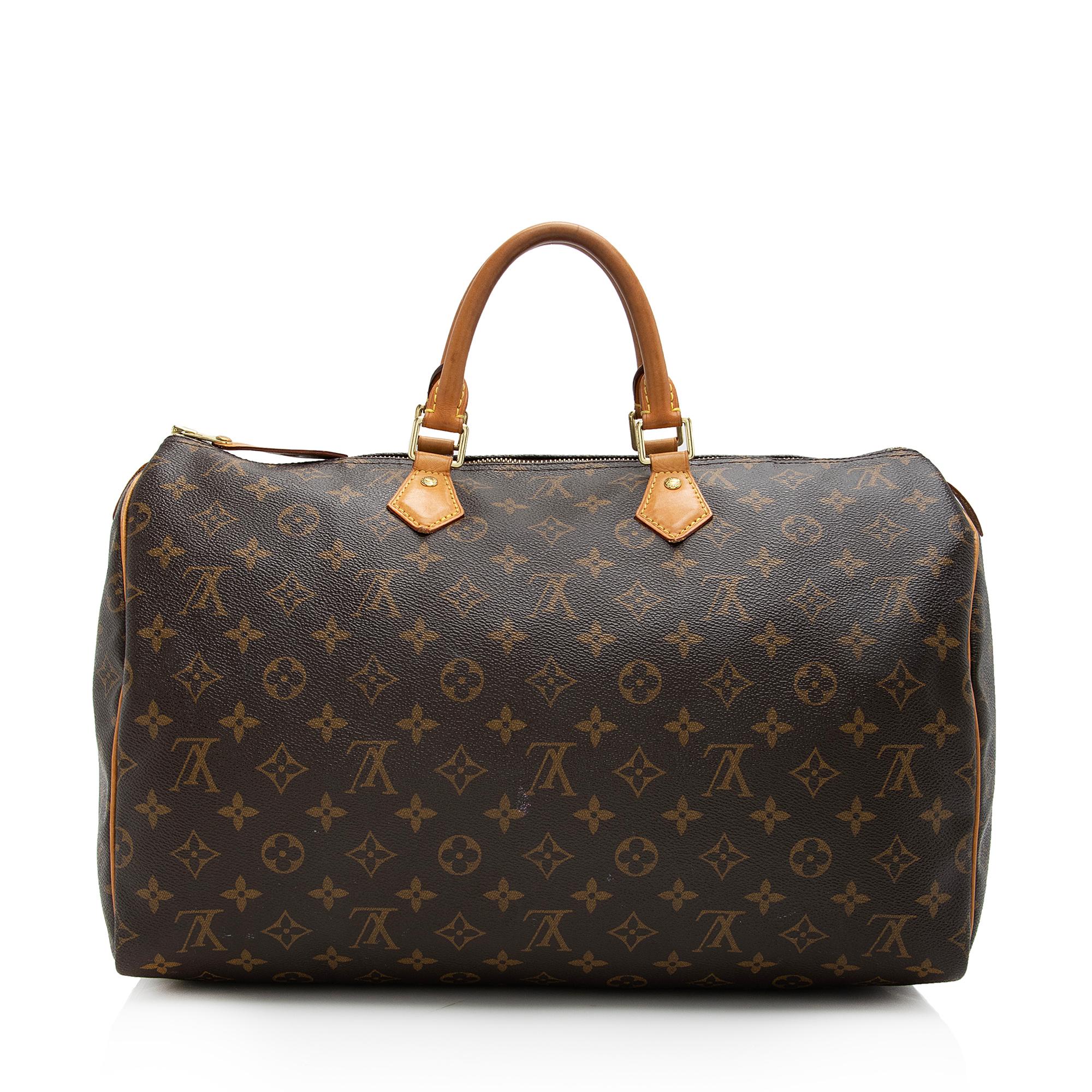Louis Vuitton Monogram Canvas Speedy 40 Satchel (SHF-22780)