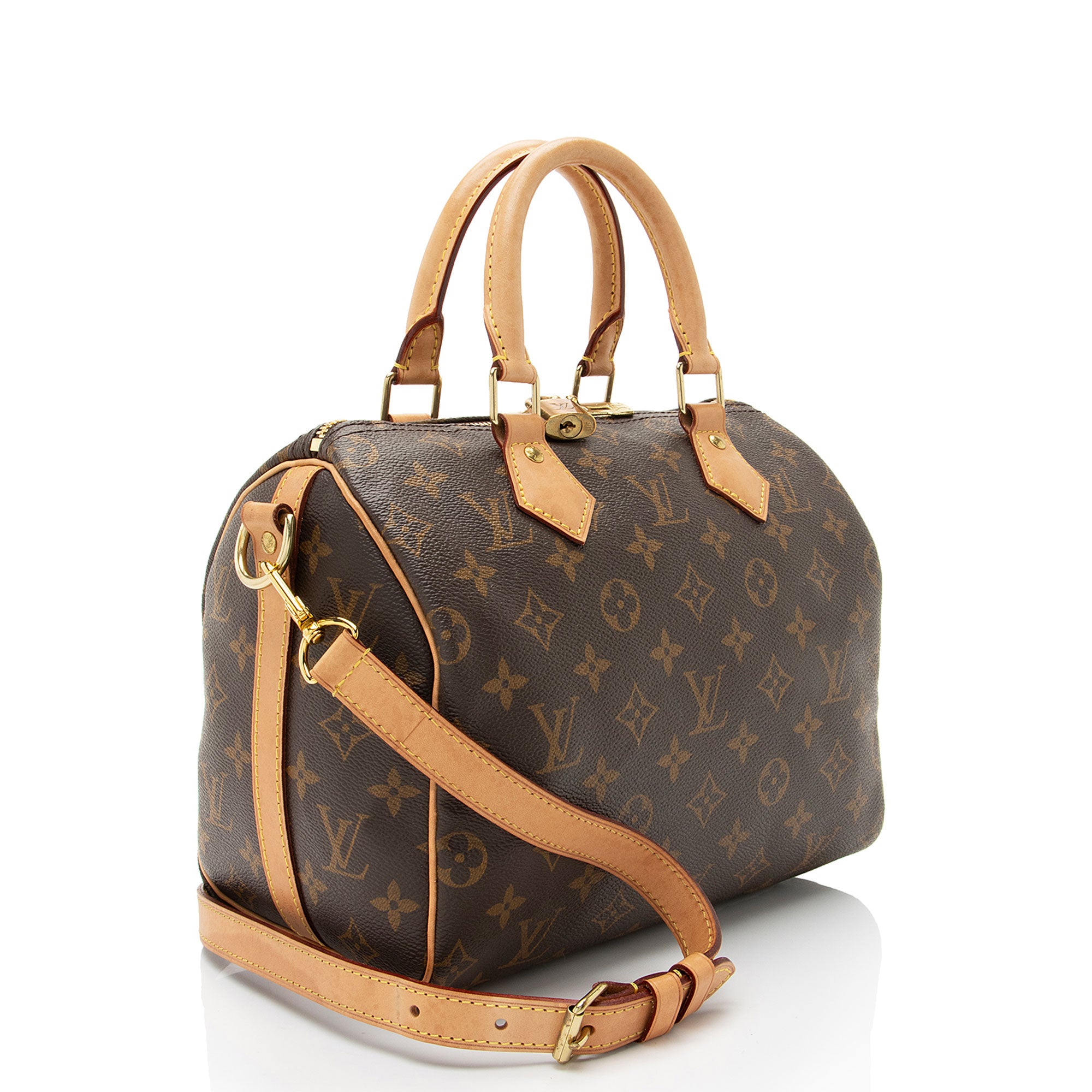 Louis Vuitton Monogram Canvas Speedy Bandouliere 25 Satchel