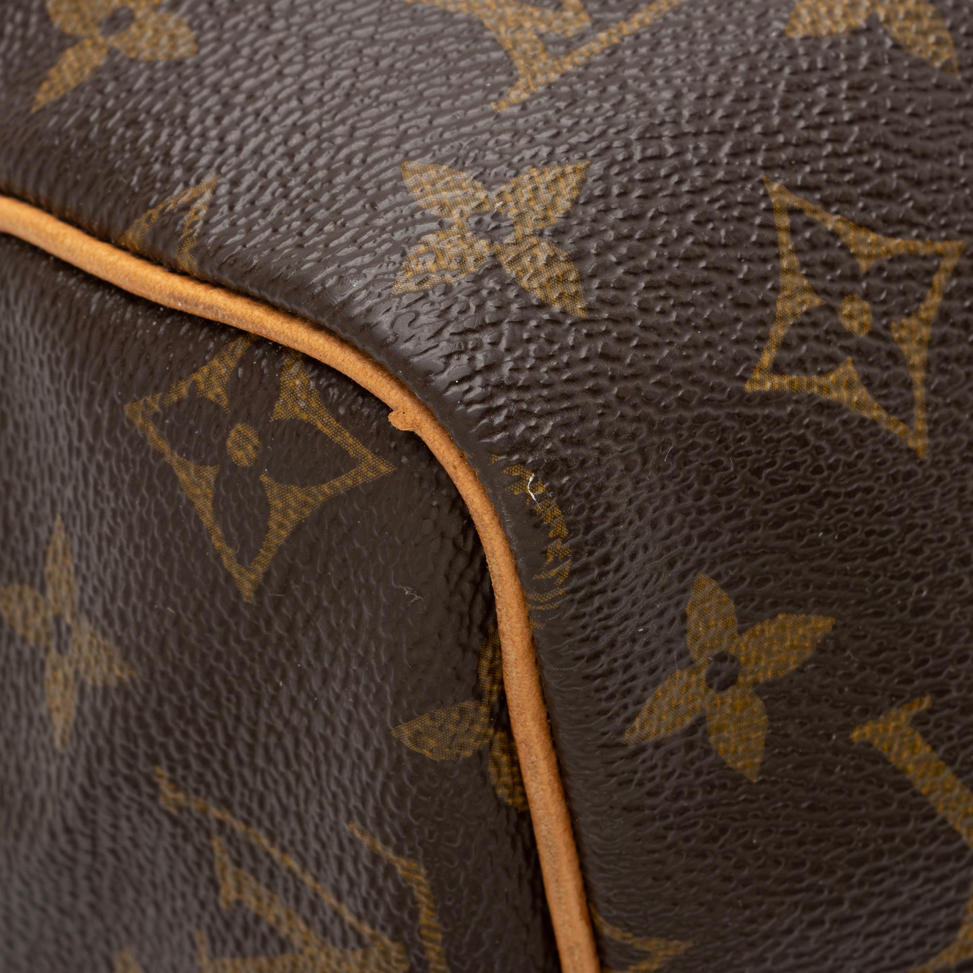 Louis Vuitton Monogram Canvas Speedy Bandouliere 30 Satchel (SHF-1ROIvf)