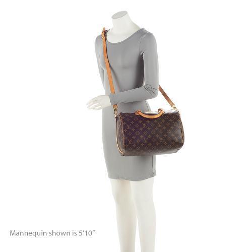 Louis Vuitton Monogram Canvas Speedy Bandouliere 30 Satchel (SHF-1ROIvf)