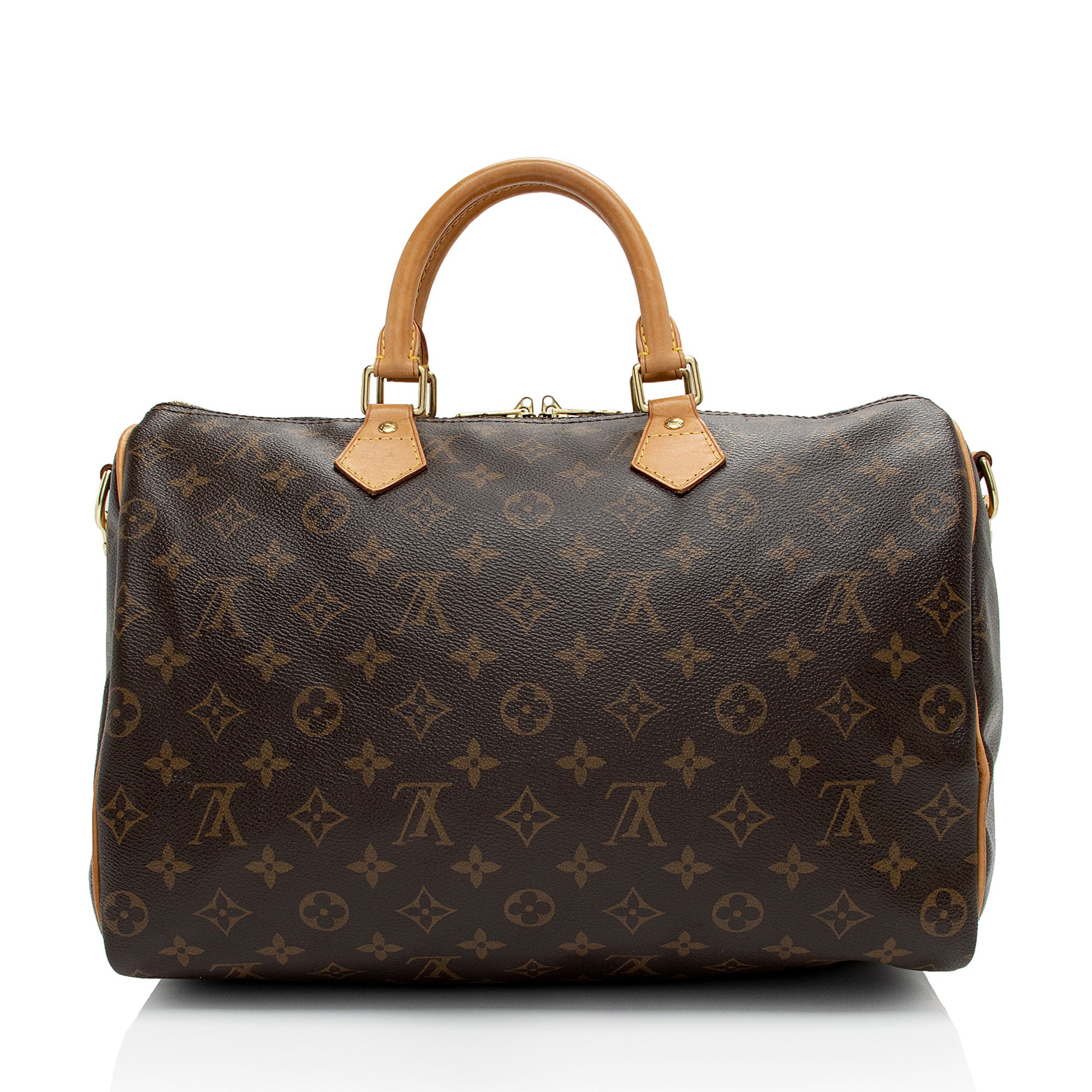 Louis Vuitton Monogram Canvas Speedy Bandouliere 35 Satchel (SHF-a265Zd)