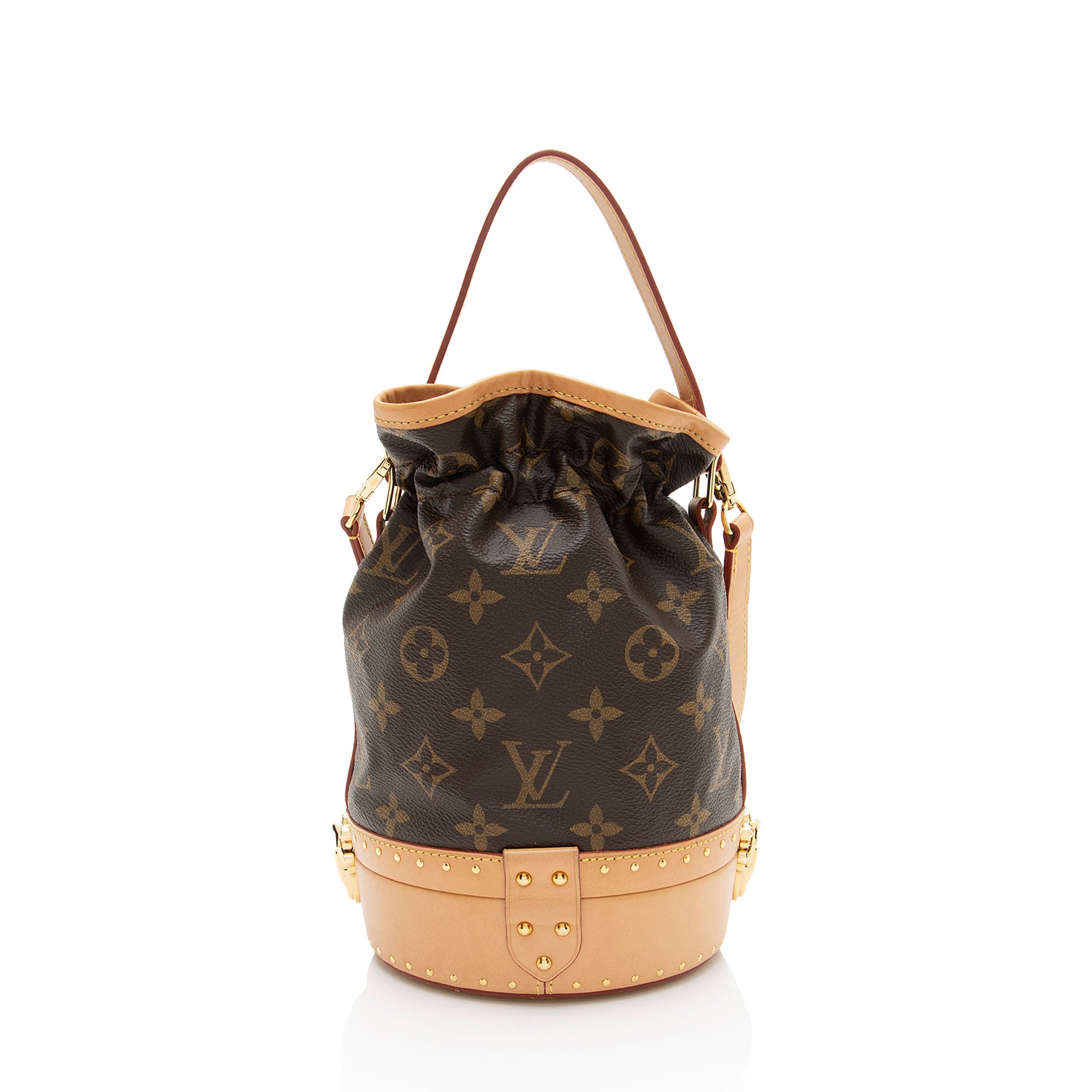 Louis Vuitton Monogram Canvas Studded Petite Noe Trunk Bag