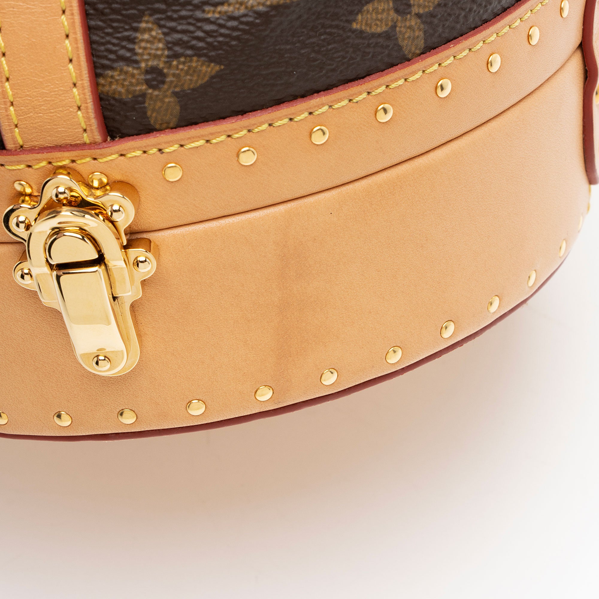 Louis Vuitton Monogram Canvas Studded Petite Noe Trunk Bag