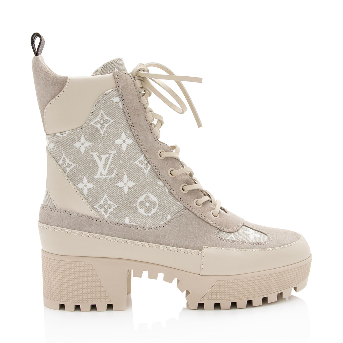 Louis Vuitton Monogram Canvas Suede Laureate Desert Platform  display picture 2