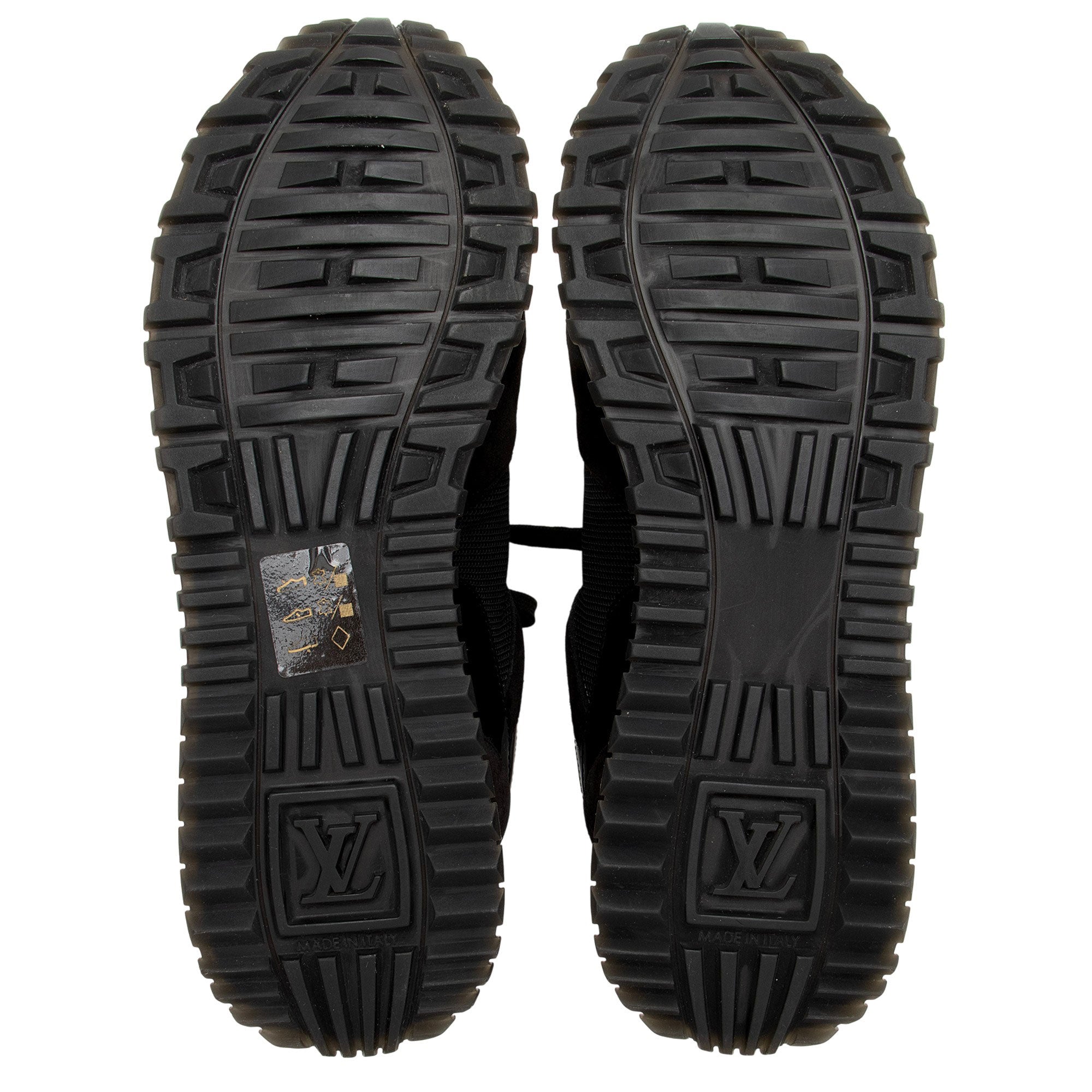 Louis Vuitton Monogram Canvas Suede Run Away Sneakers - Size 7 / 37