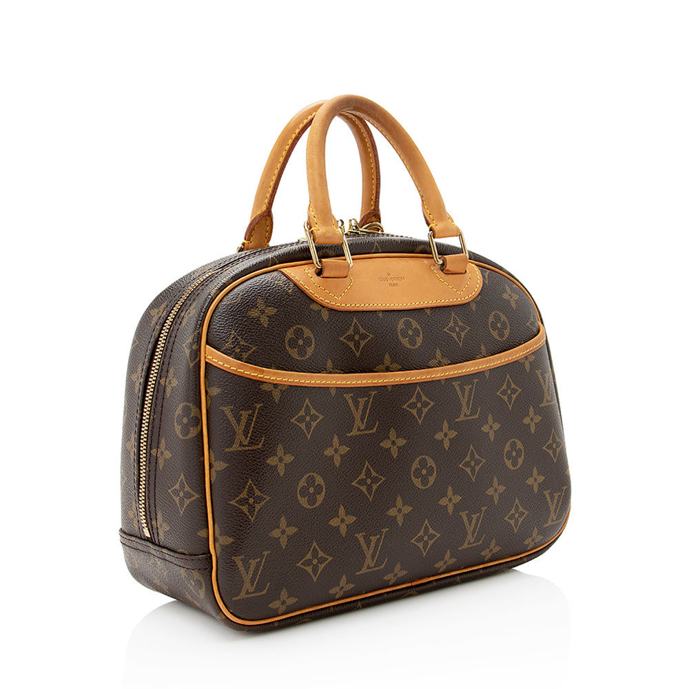 Louis Vuitton Monogram Canvas Trouville Satchel (SHF-21506)