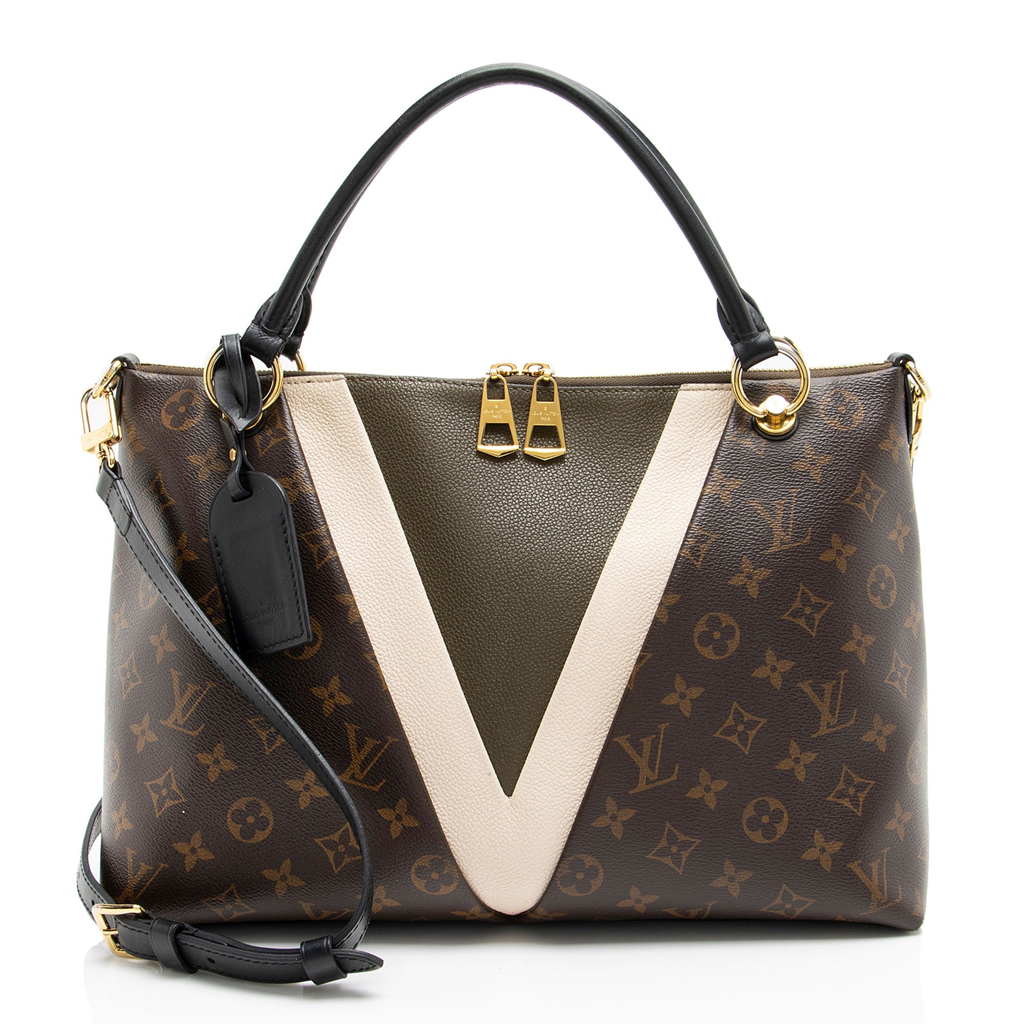 Louis Vuitton Monogram Canvas V Tote MM