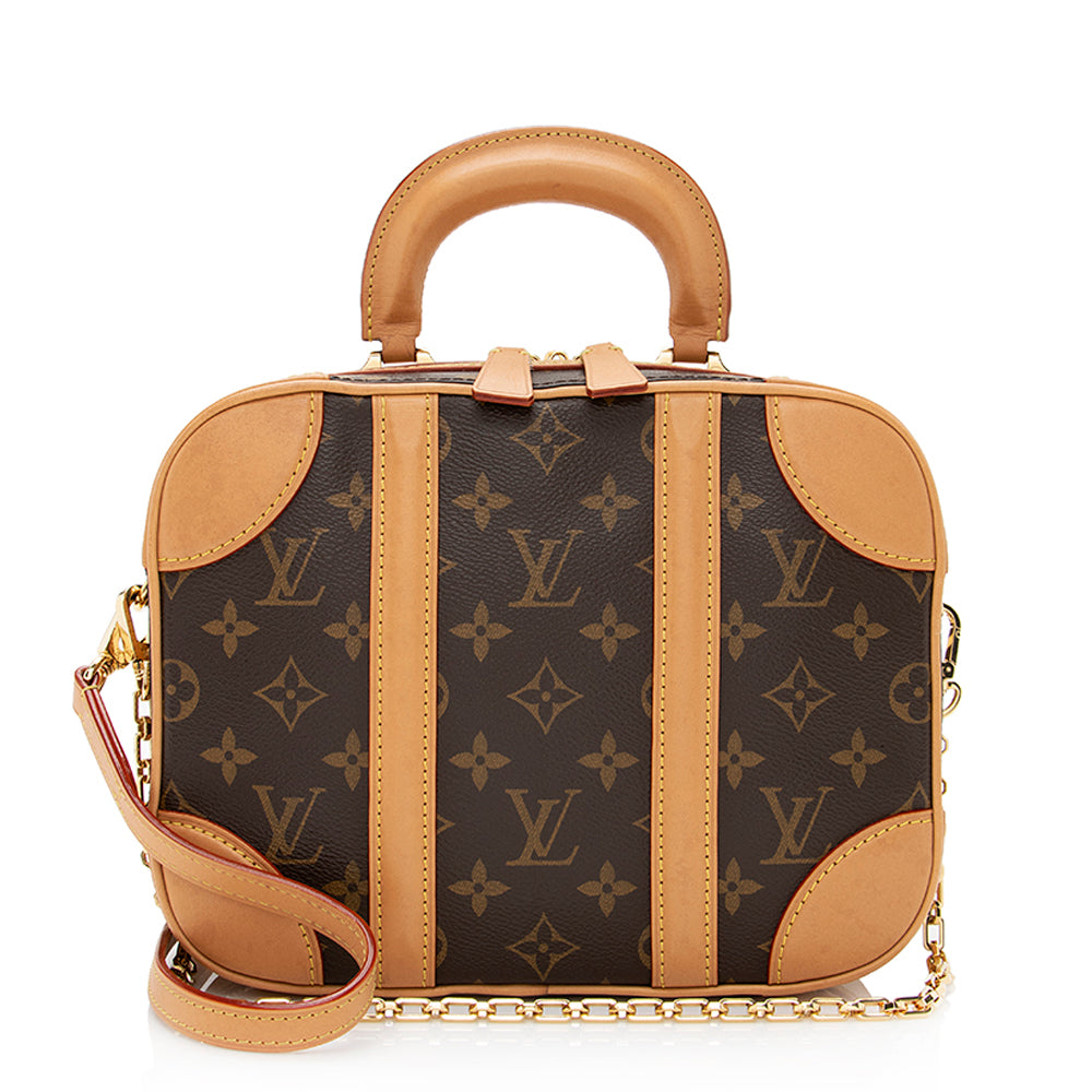 Louis Vuitton Monogram Canvas Valisette BB Top Handle (SHF-20590)