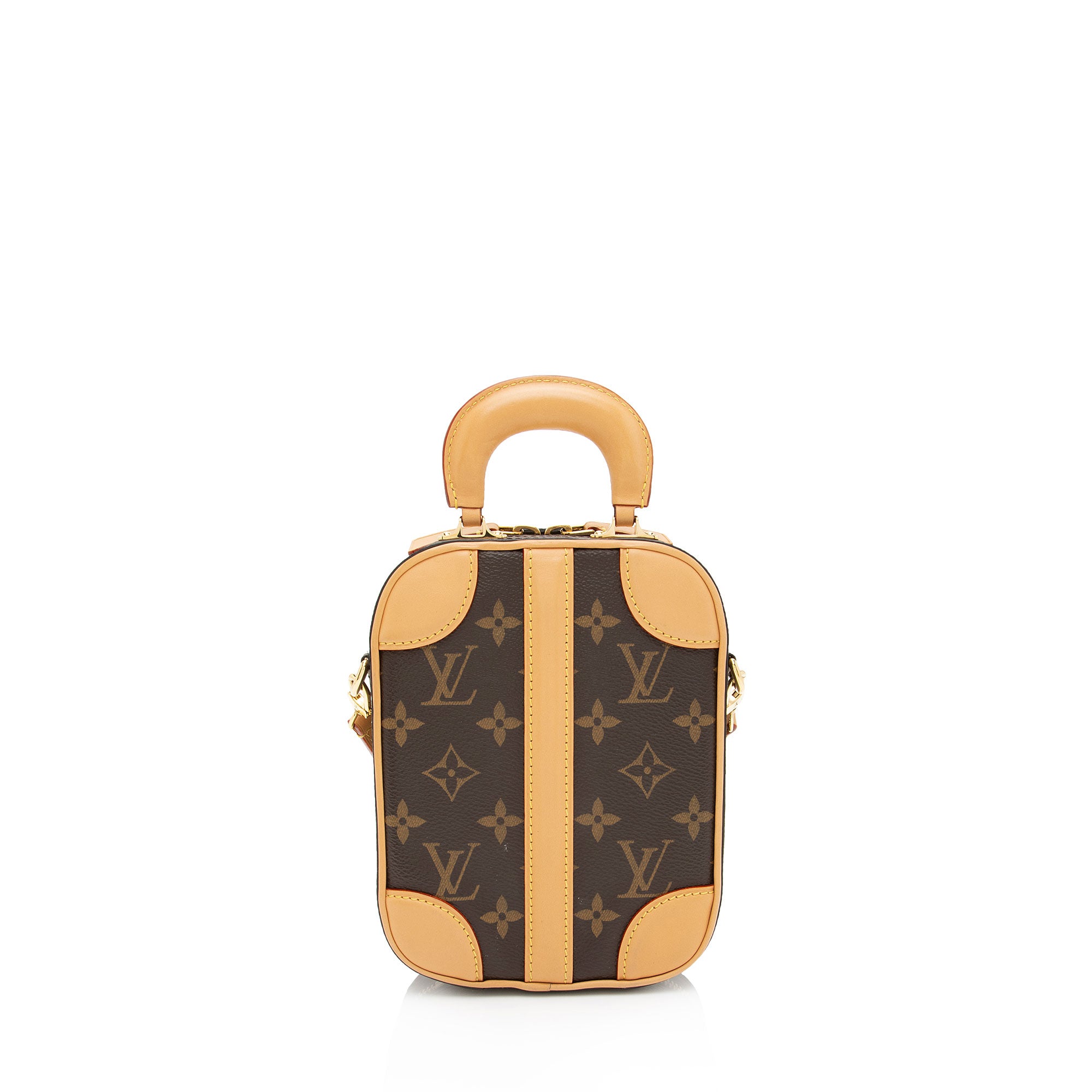 Louis Vuitton Monogram Canvas Valisette Verticale Shoulder Bag (SHF-bOEbeq)