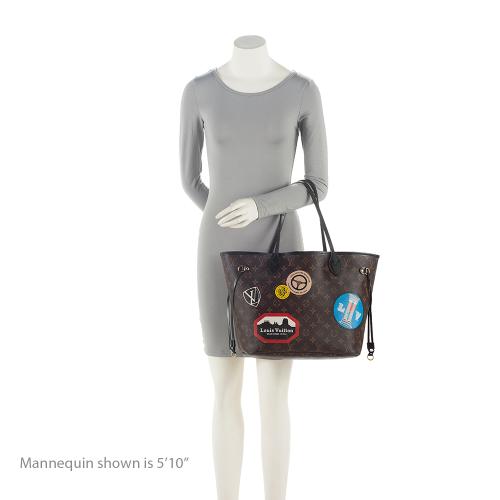 Louis Vuitton Monogram Canvas World Tour Neverfull MM Tote (SHF-23292)