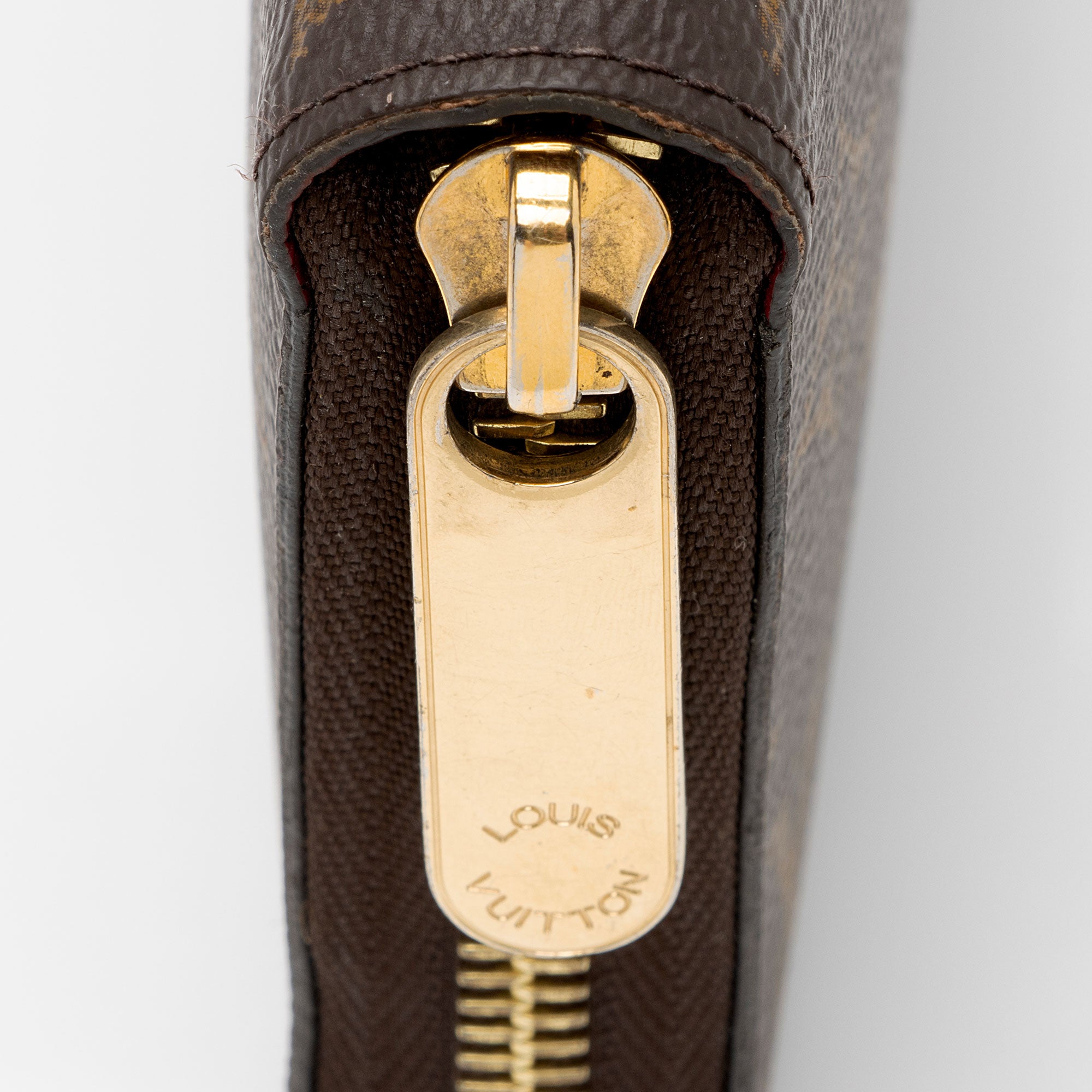 Louis Vuitton Monogram Canvas Zippy Wallet (SHF-743Pf3)
