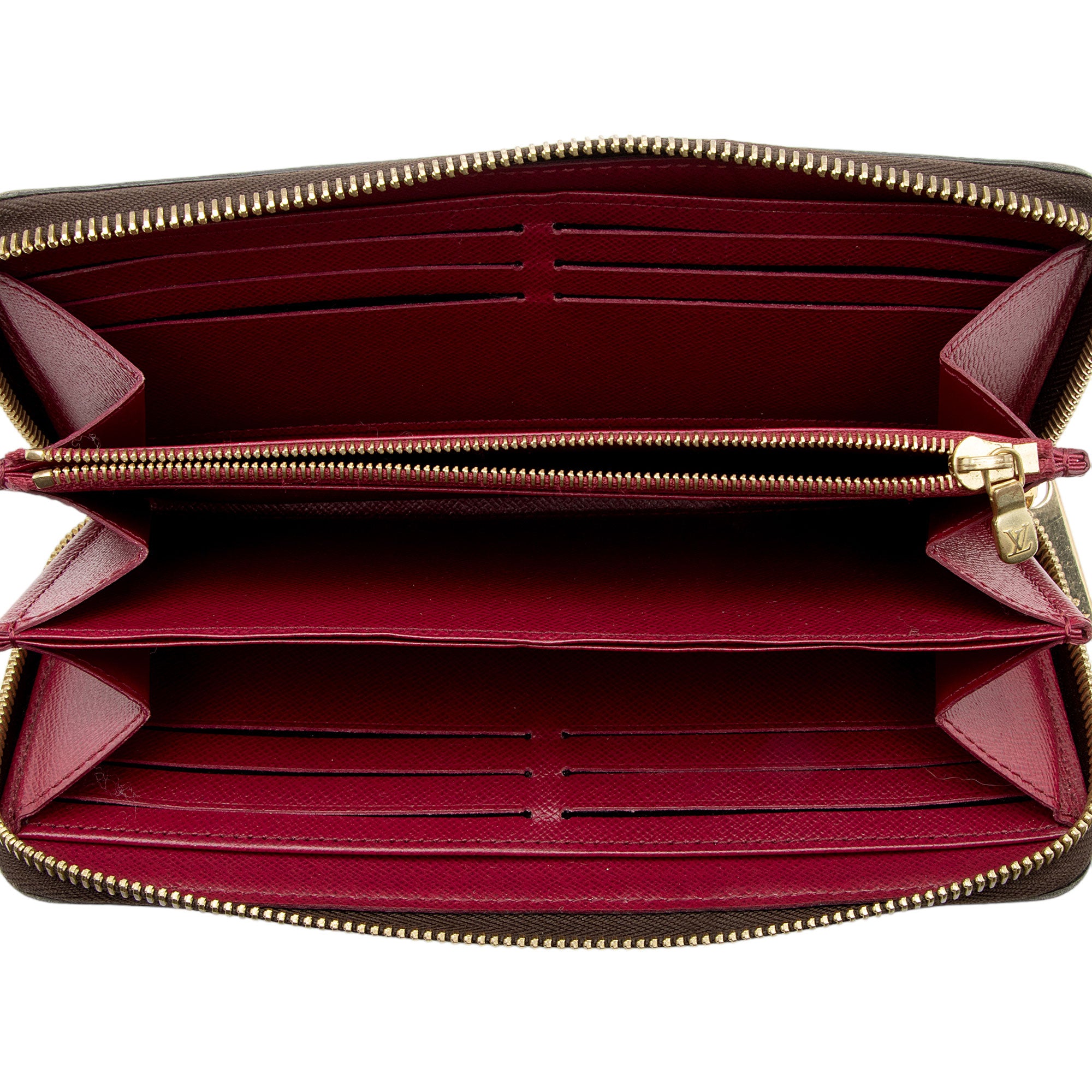 Louis Vuitton Monogram Canvas Zippy Wallet (SHF-743Pf3)