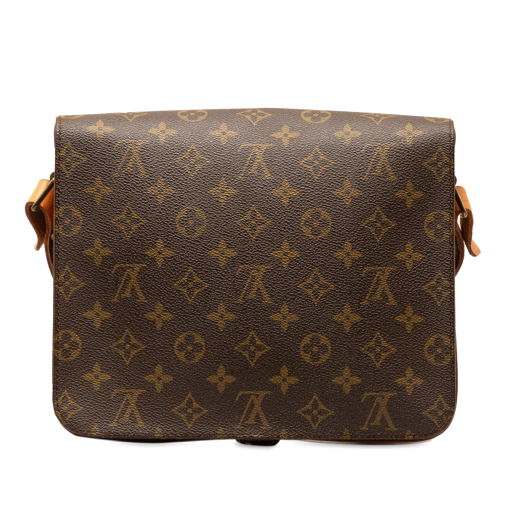 Louis Vuitton Monogram Cartouchiere GM (SHG-gmD2Lc)