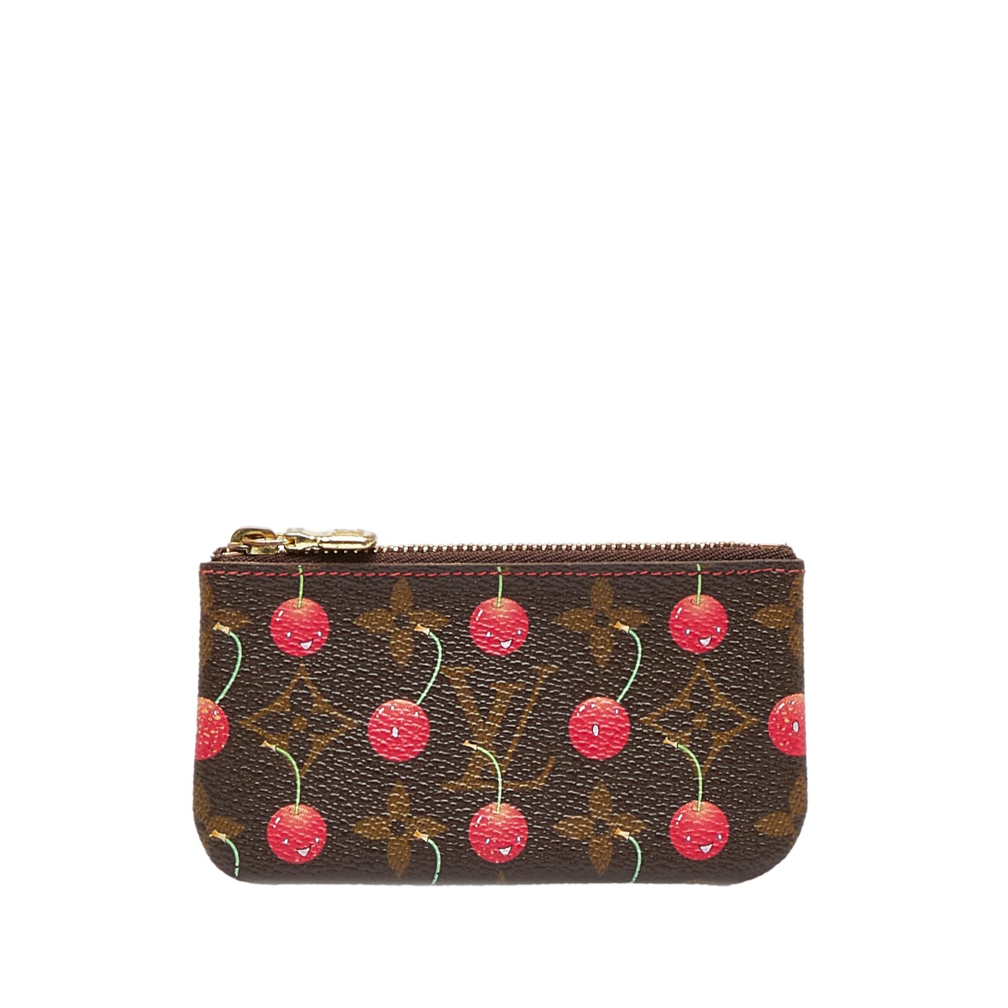 Louis Vuitton Monogram Cherry Pochette Cles (SHG-Yan3YQ)