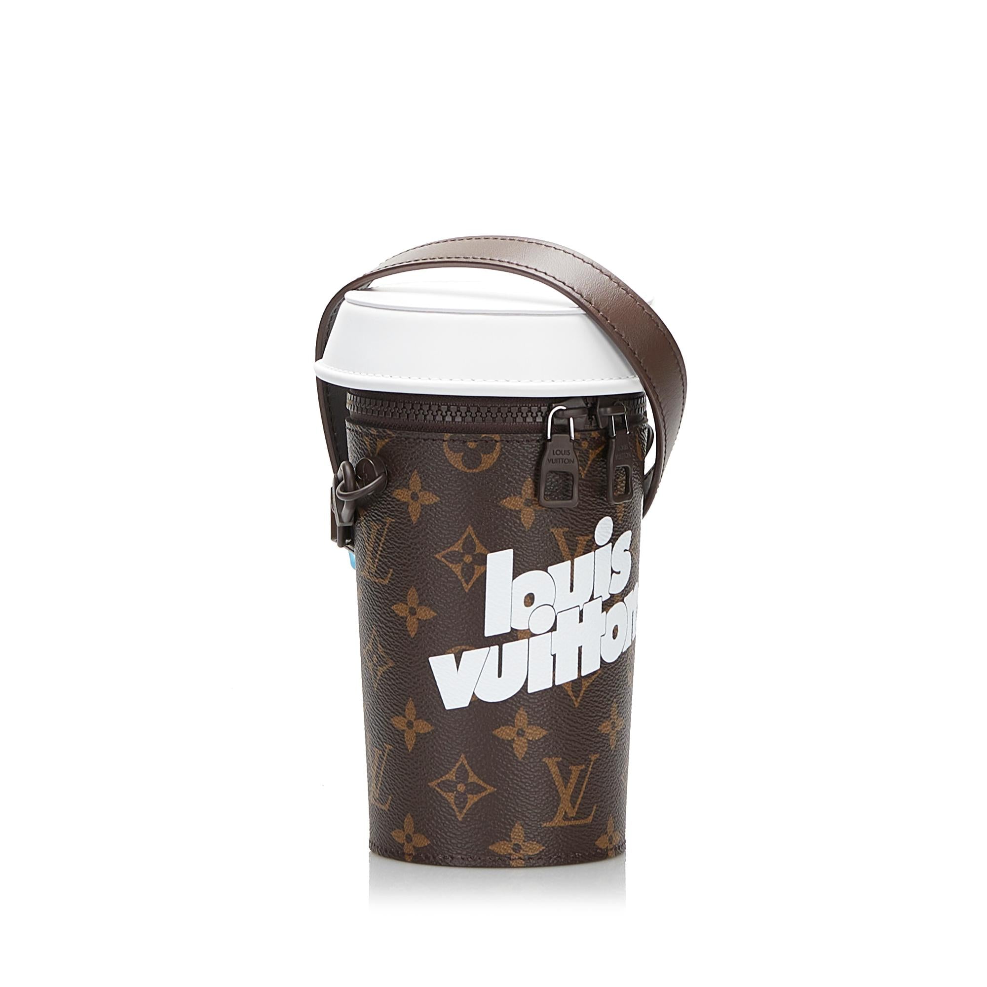 Louis Vuitton Monogram Coffee Cup Pouch (SHG-JJs33V)