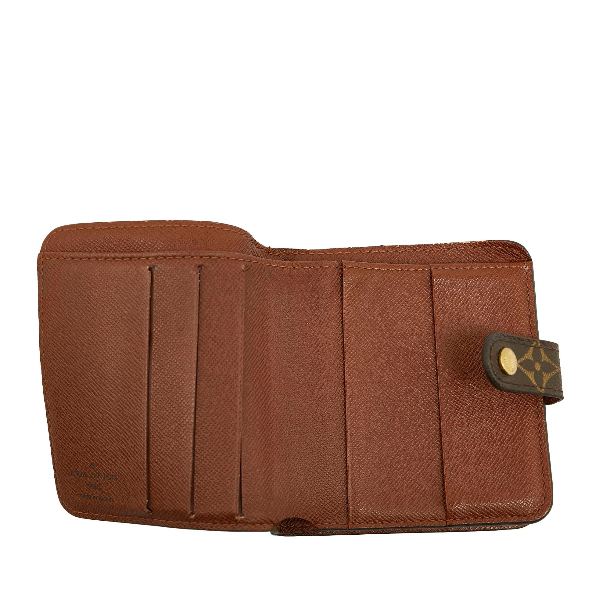 Louis Vuitton Monogram Compact Zippy Wallet (SHG-Xnv1mm)