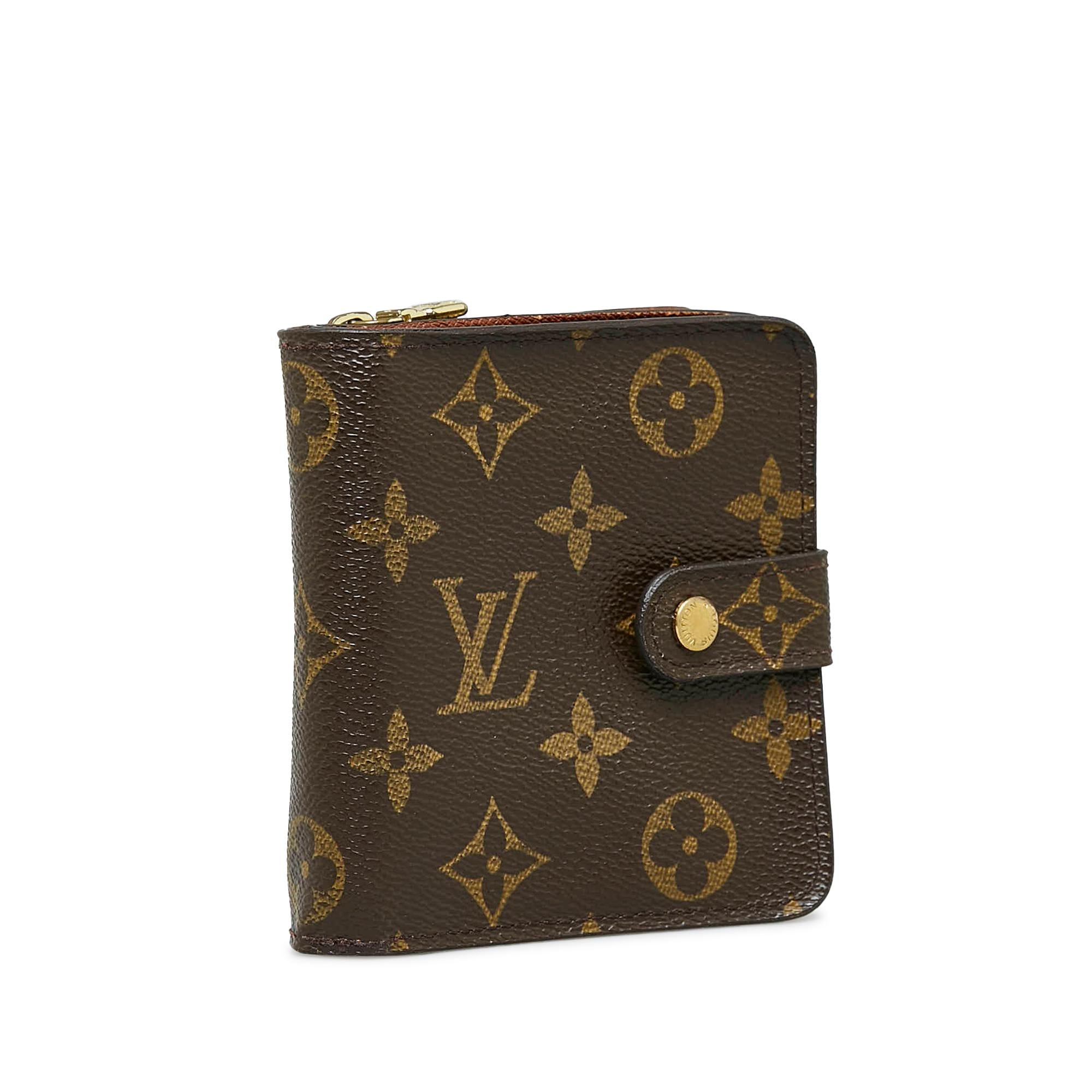 Louis Vuitton Monogram Compact Zippy Wallet (SHG-Xnv1mm)