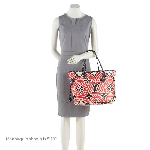 Louis Vuitton Limited Edition Monogram Crafty Neverfull MM Tote (SHF-19630)