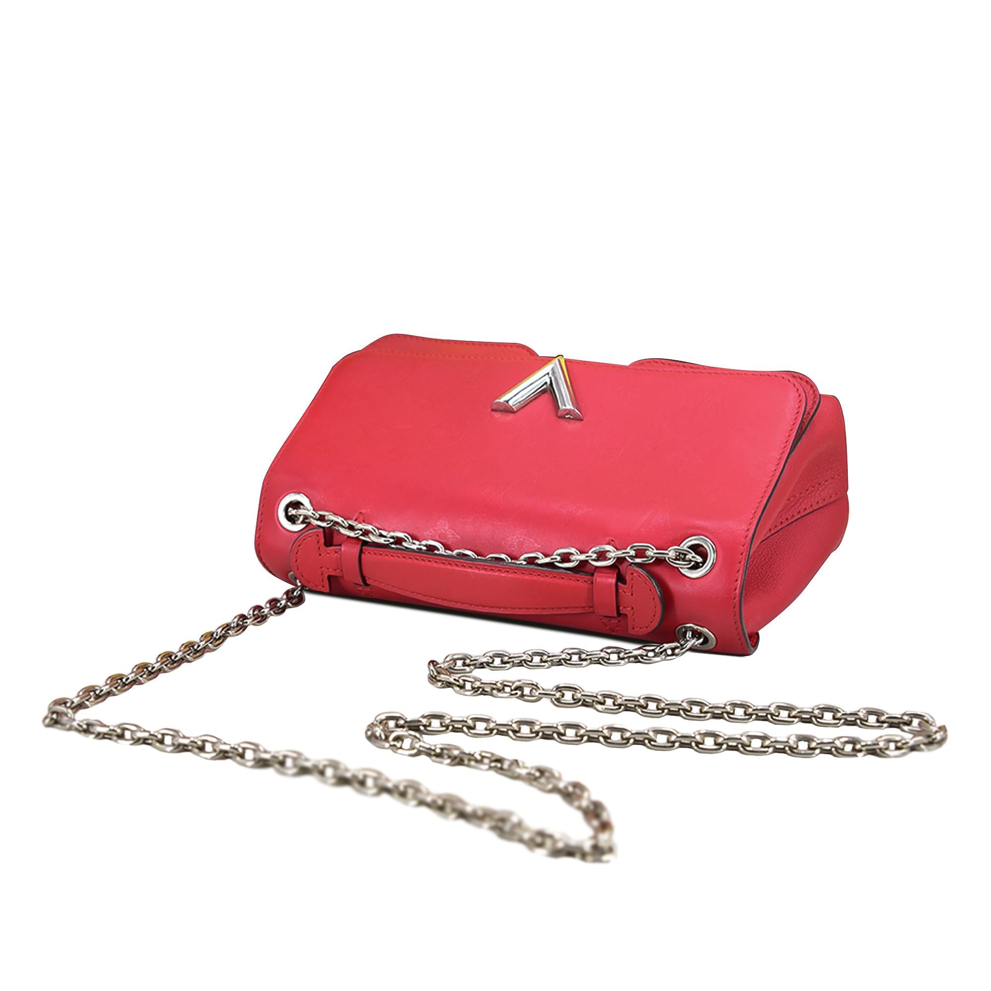 Louis Vuitton Monogram Cuir Plume Ecume Very Chain Bag (SHG-5zpy7Q)