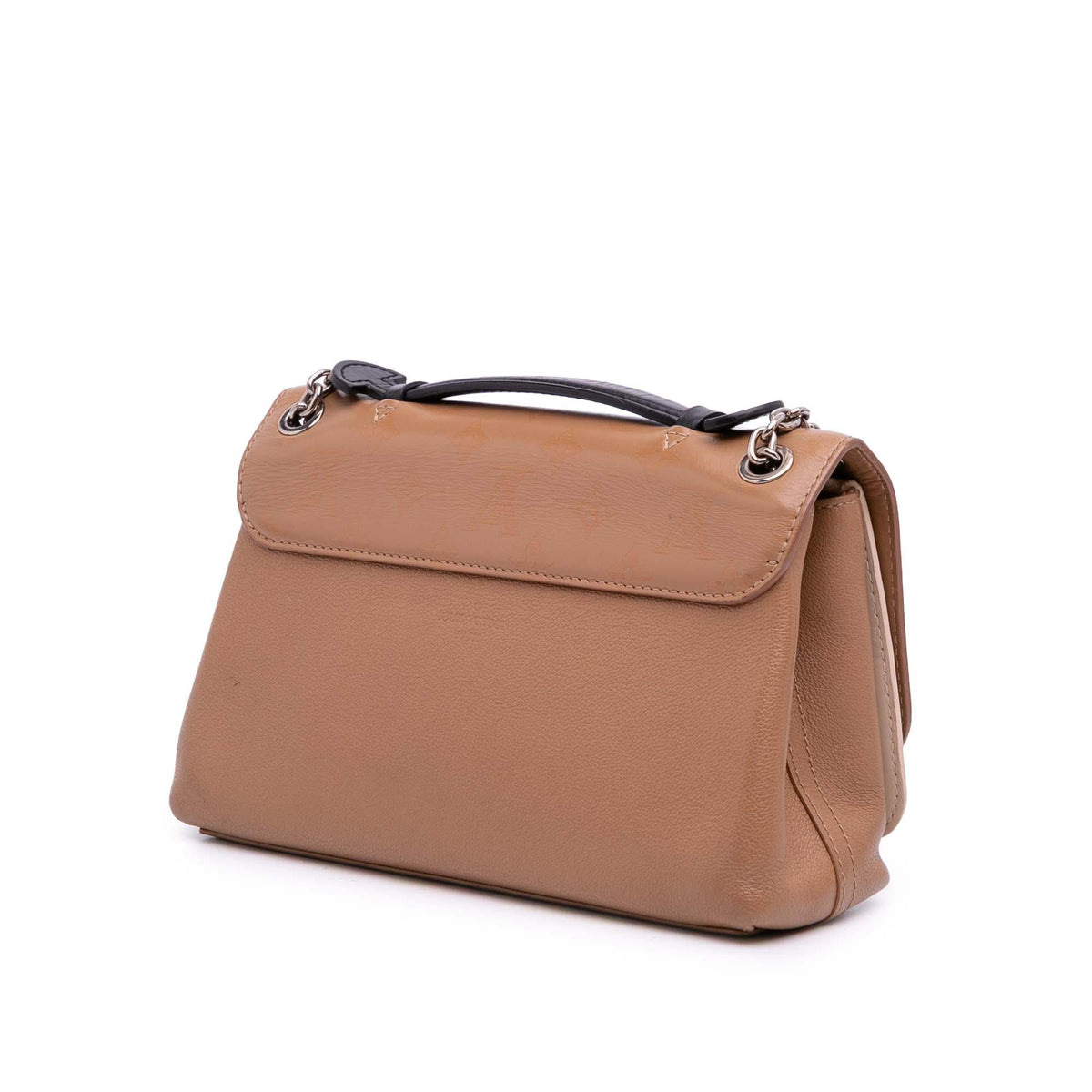 Louis Vuitton Monogram Cuir Plume Ecume Very Chain Satchel