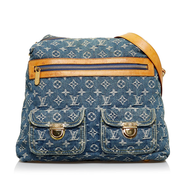 Louis Vuitton Blue Denim Monogram Baggy GM Bag Louis Vuitton