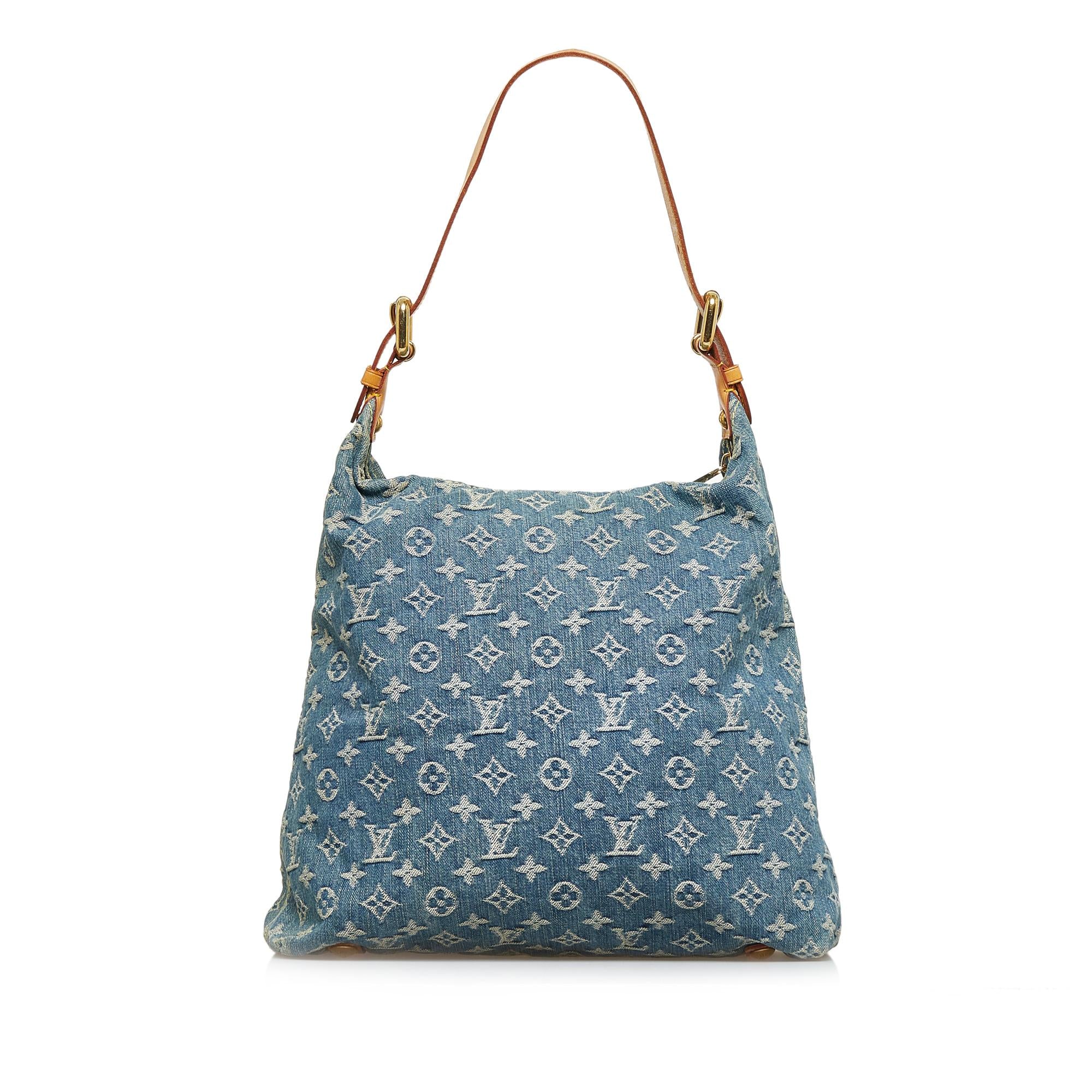 Louis Vuitton Monogram Denim Baggy GM (SHG-PHLwBR)