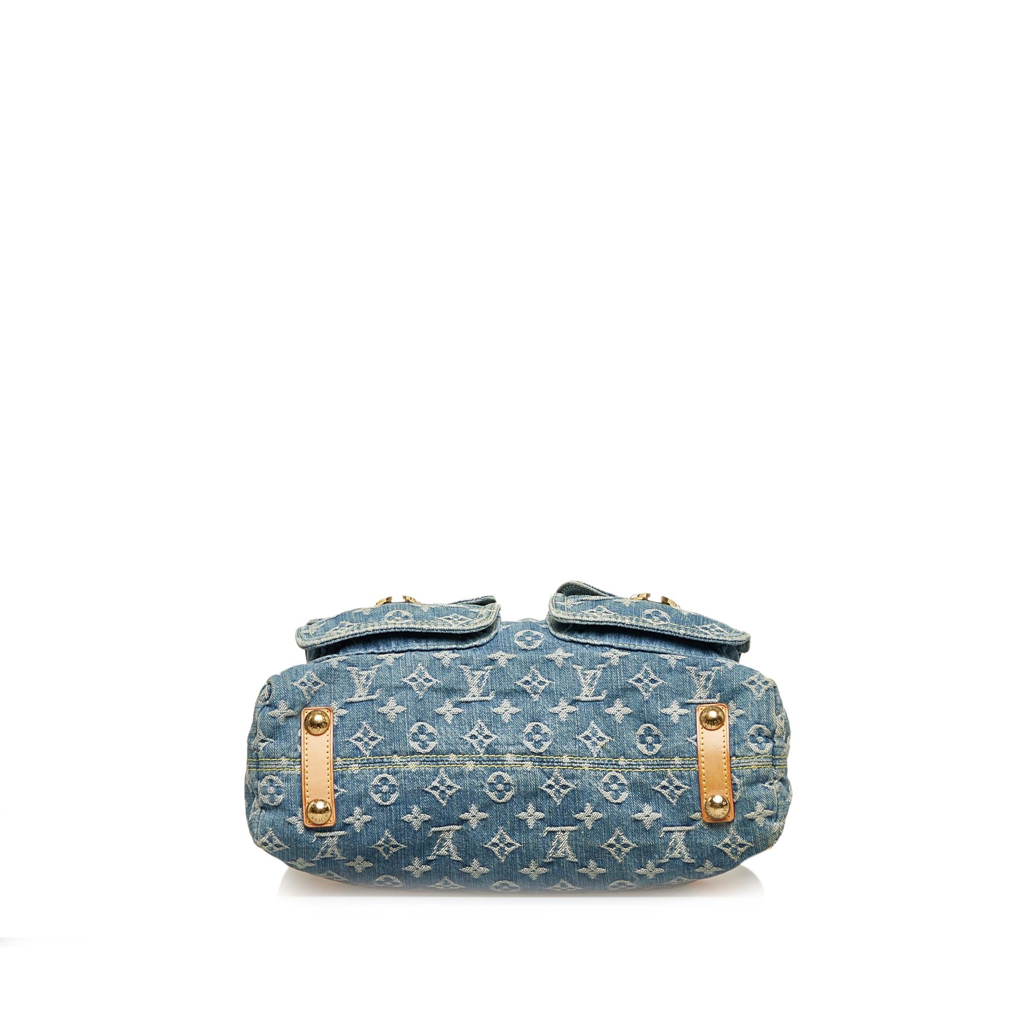 Louis Vuitton Monogram Denim Baggy GM (SHG-PHLwBR)