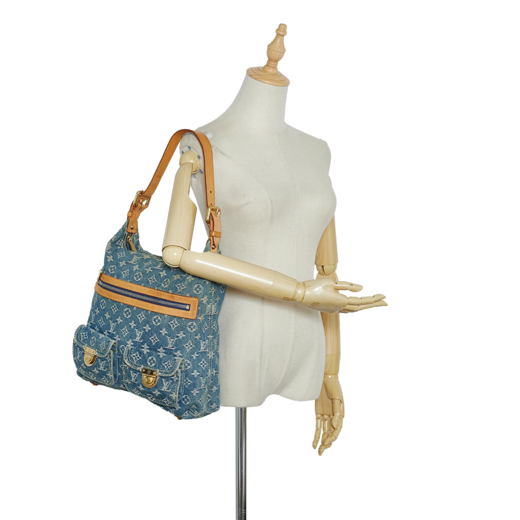 Louis Vuitton Monogram Denim Baggy GM (SHG-PHLwBR)